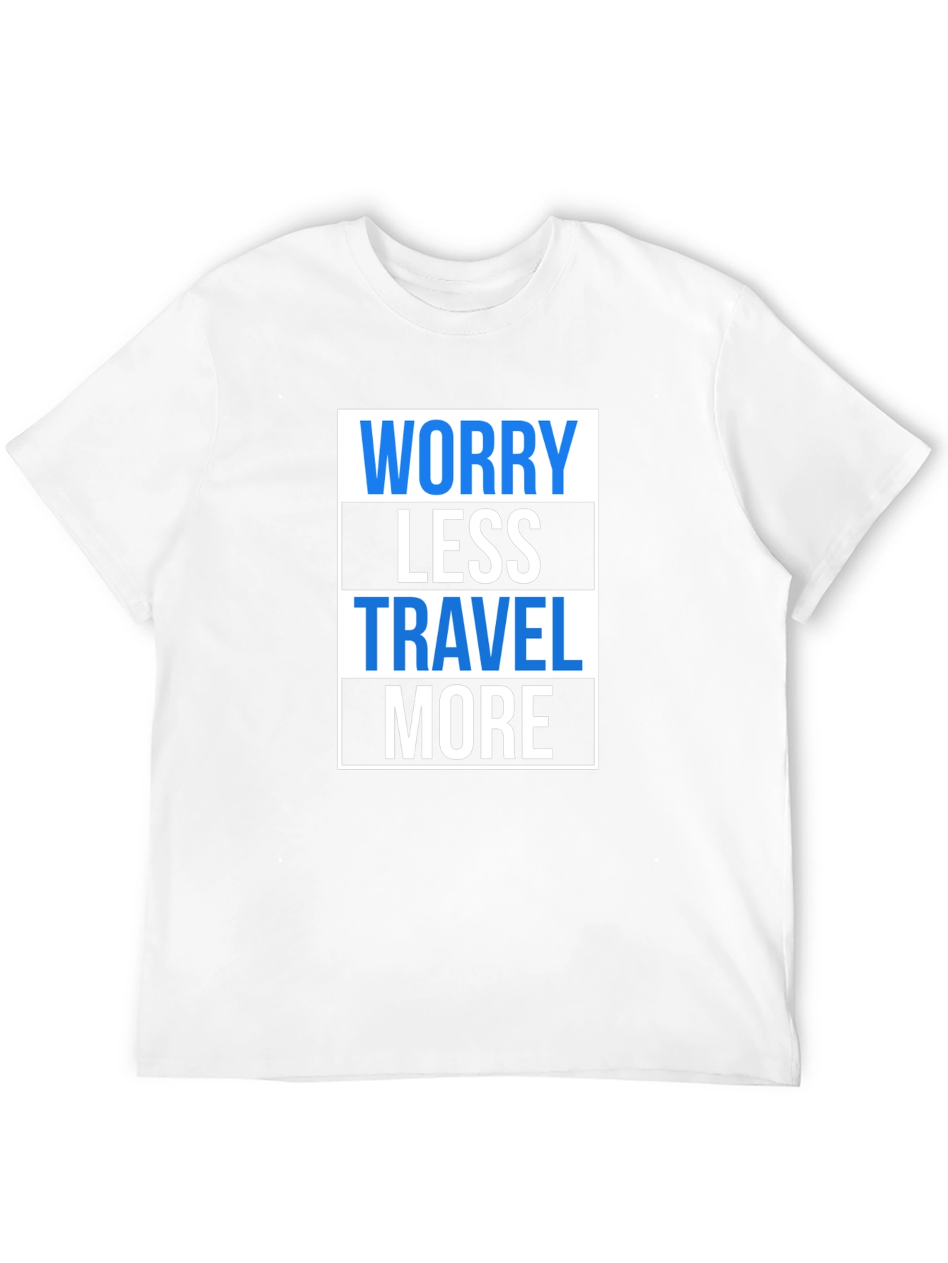 Worry Less Travel More Graphic T-Shirt