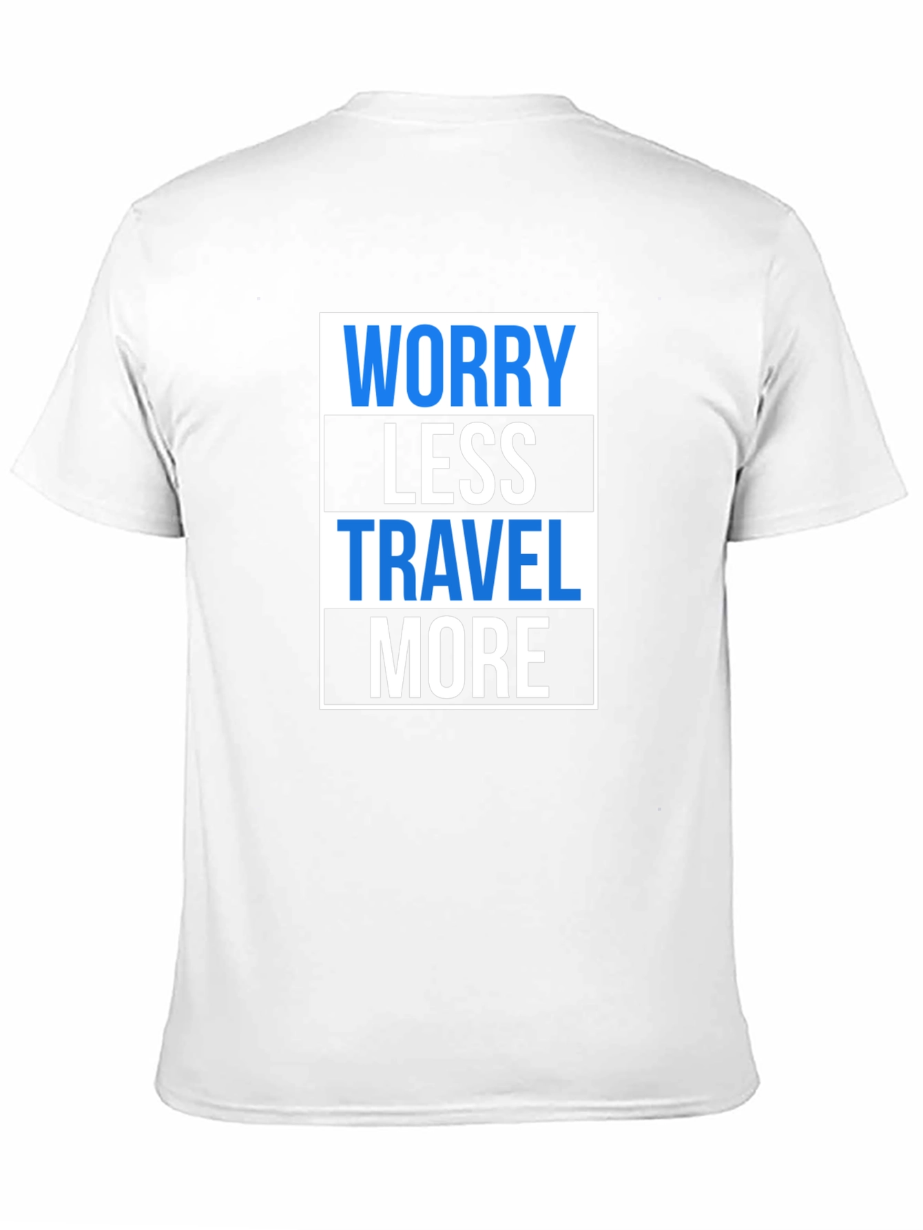 Worry Less Travel More Graphic T-Shirt