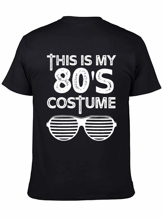 80s Costume T-Shirt - Black