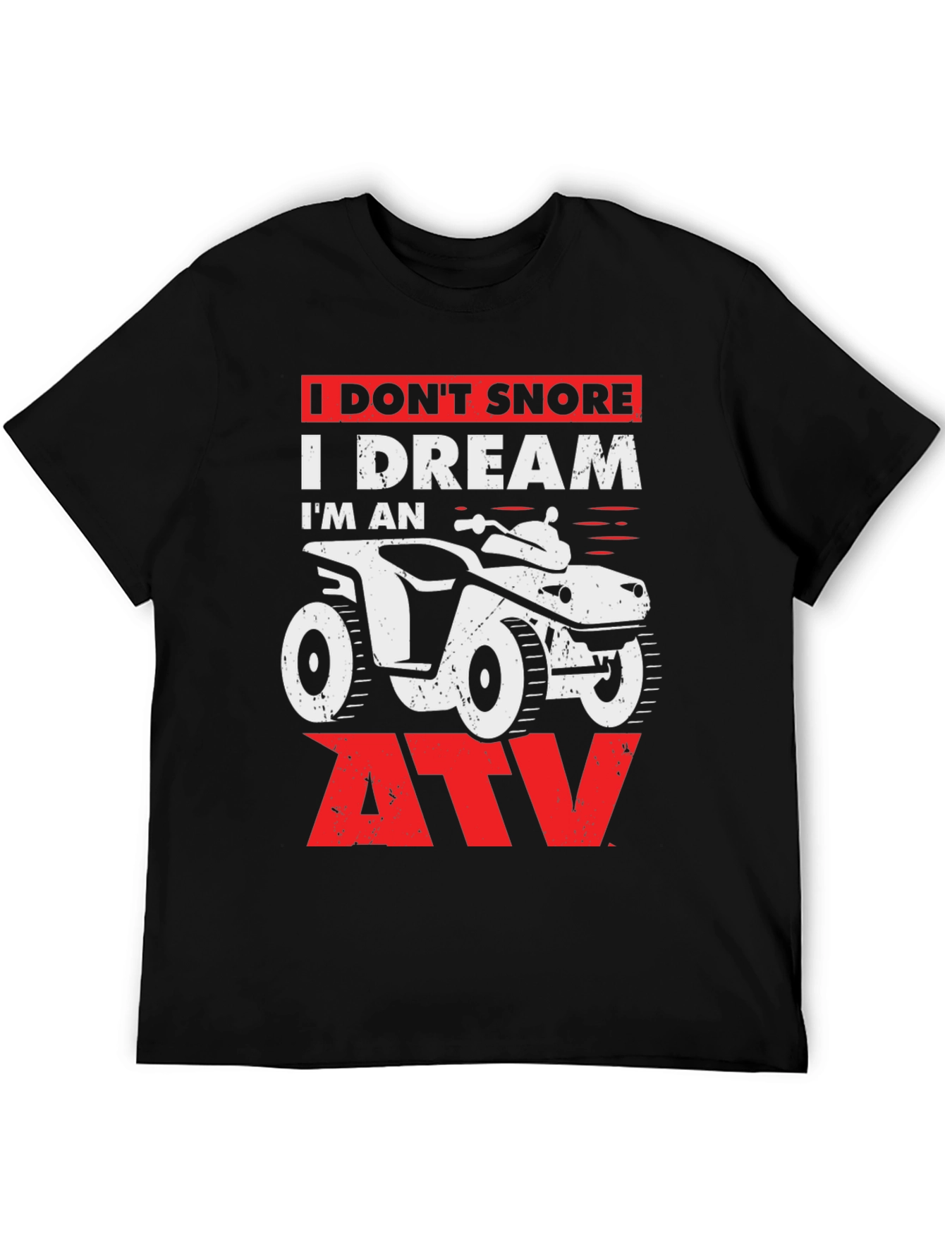Funny ATV Dream Black T-Shirt