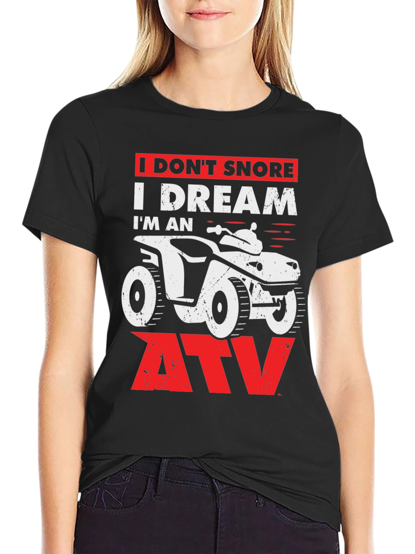 Funny ATV Dream Black T-Shirt