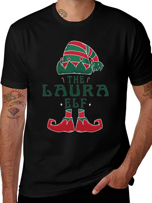 The Laura Elf Christmas T-Shirt - Holiday Tee