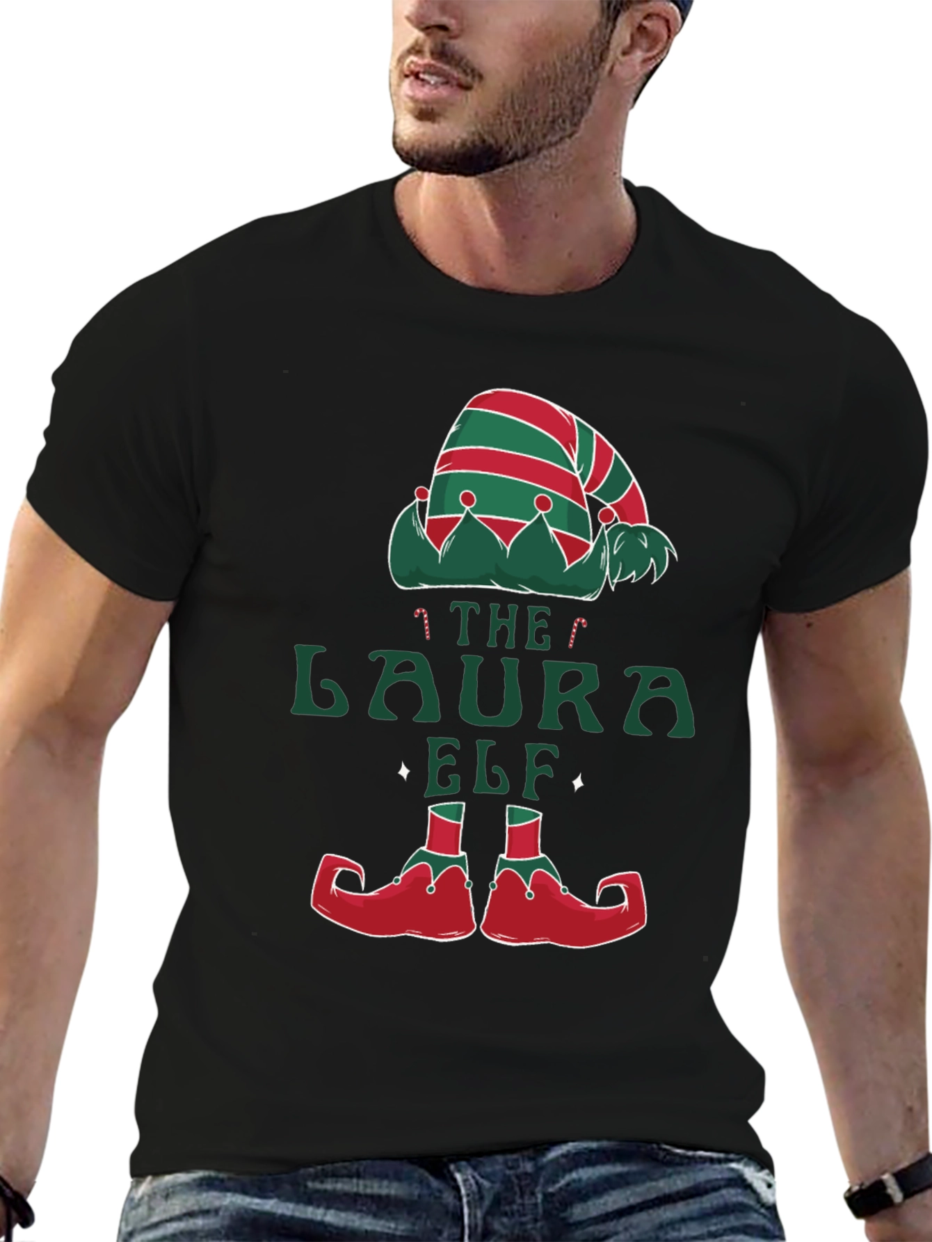 The Laura Elf Christmas T-Shirt - Holiday Tee