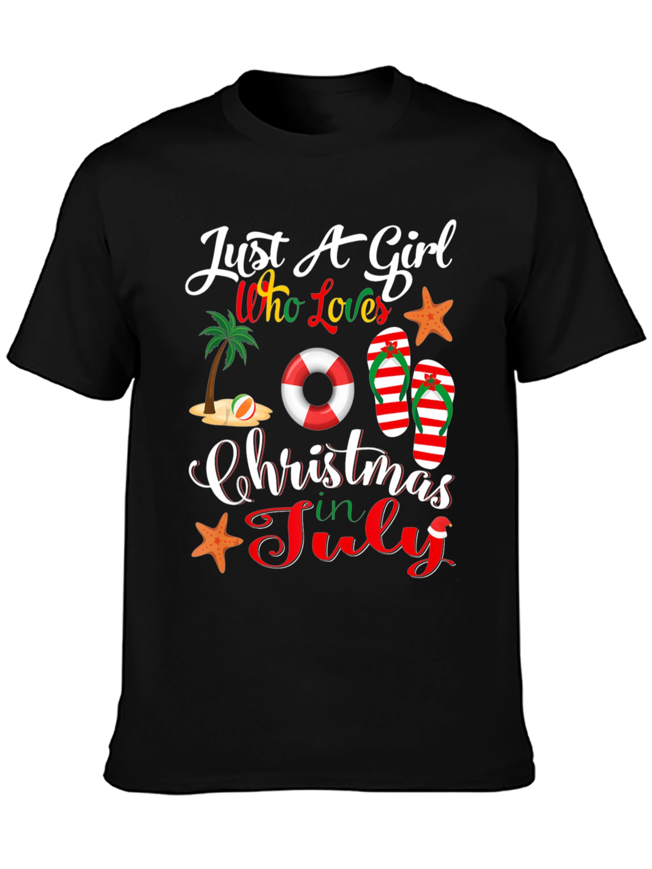 Christmas in July Graphic T-Shirt