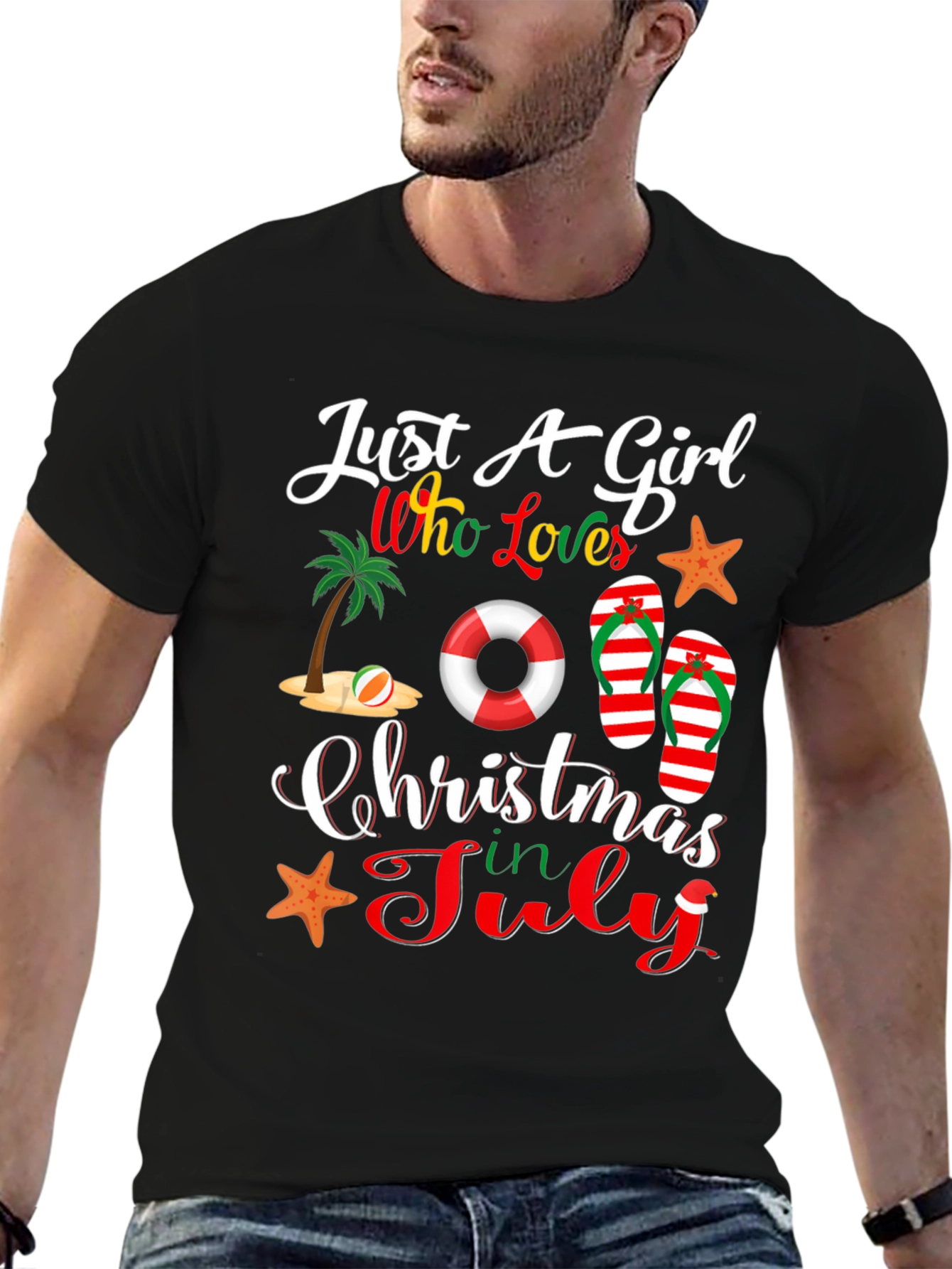 Christmas in July Graphic T-Shirt