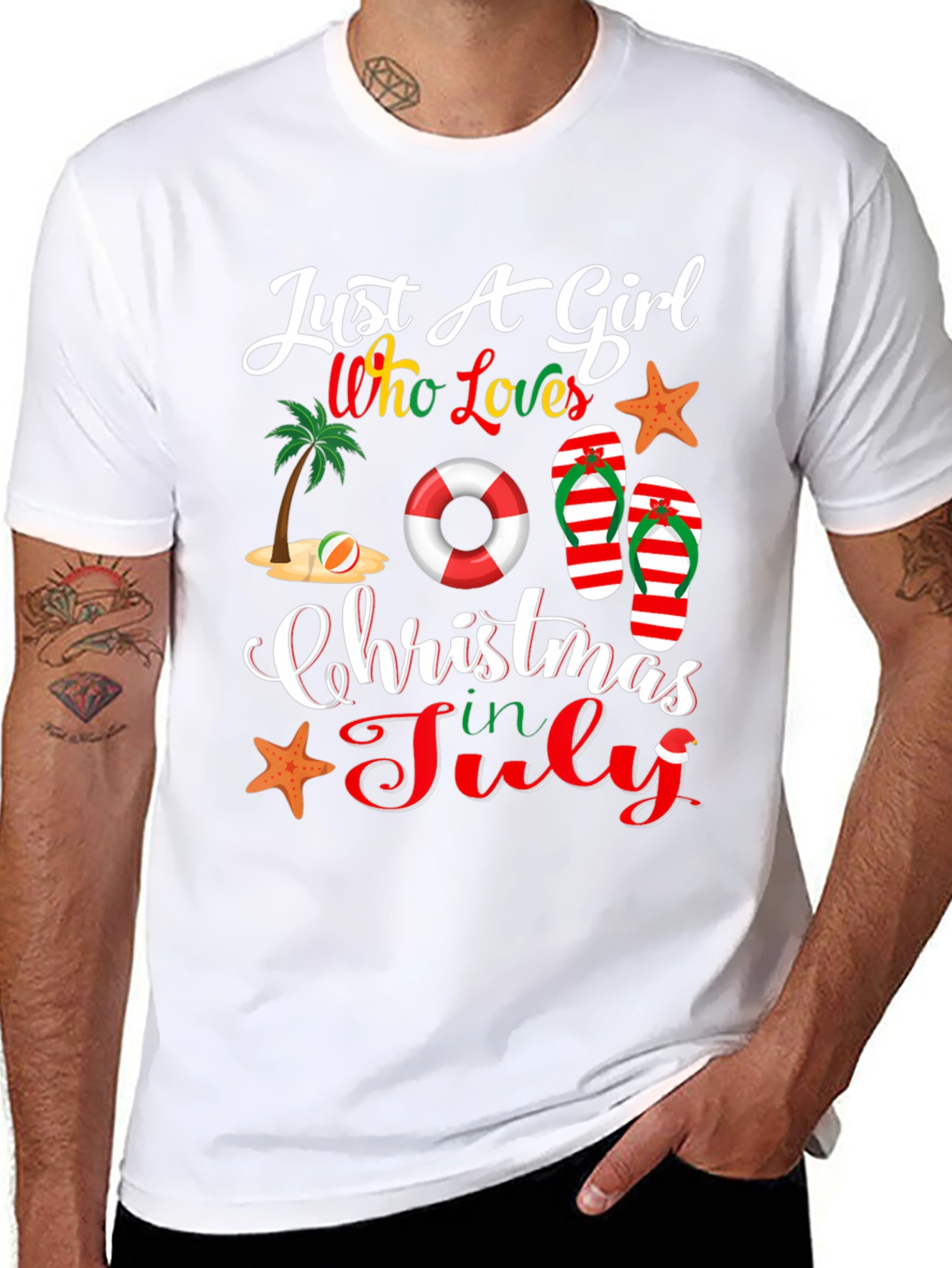 Christmas in July Graphic T-Shirt
