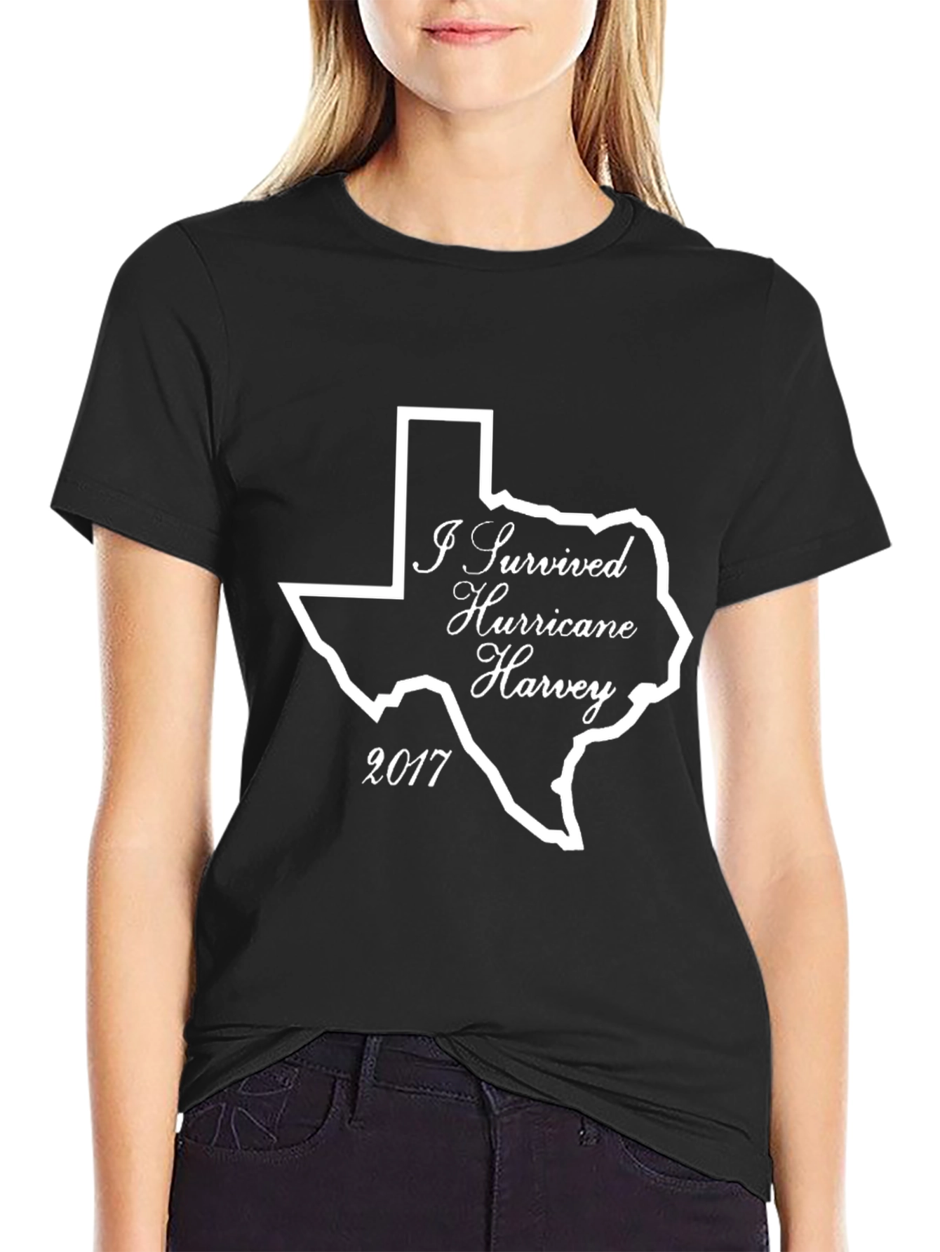 Hurricane Harvey Survivor Tee - Texas Strong 2017