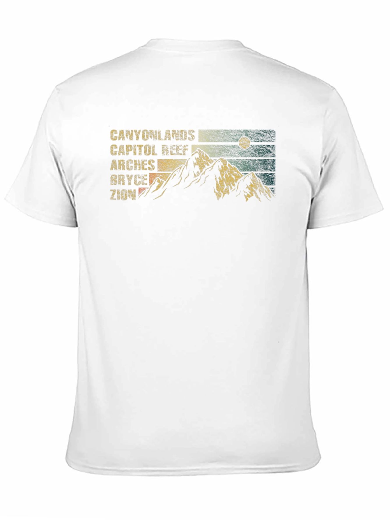 Retro National Park Mountains Graphic T-Shirt