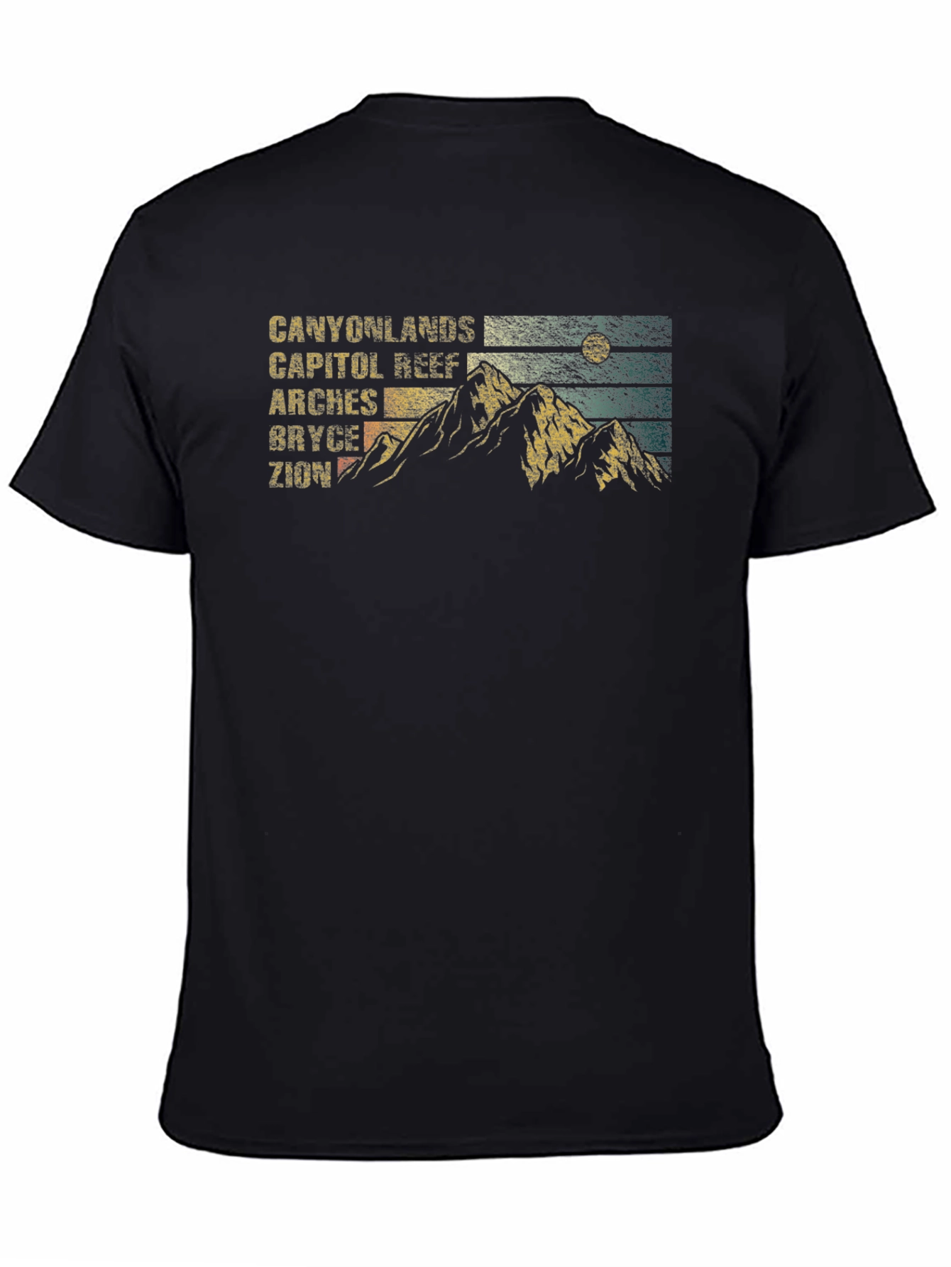 Retro National Park Mountains Graphic T-Shirt