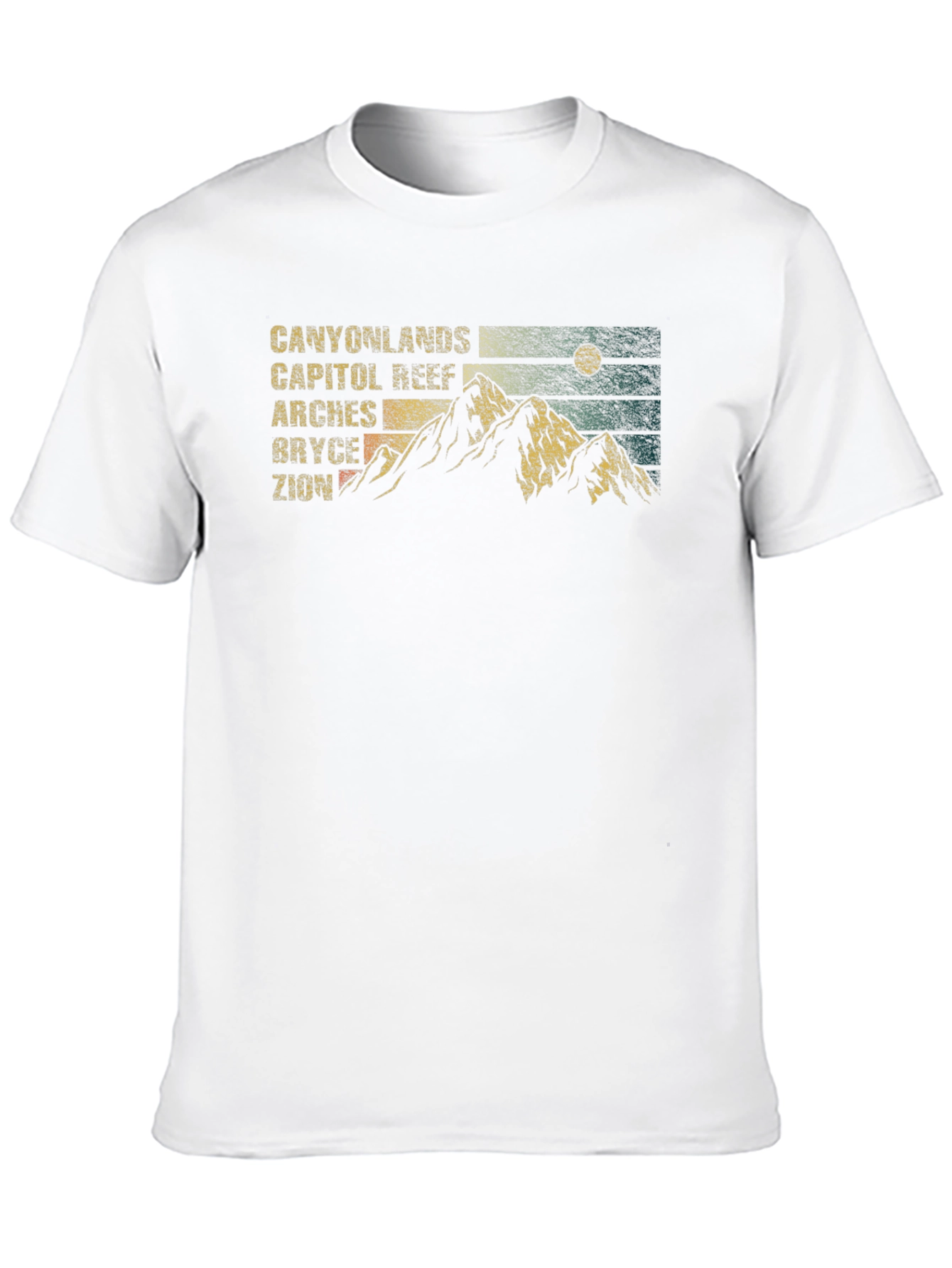 Retro National Park Mountains Graphic T-Shirt