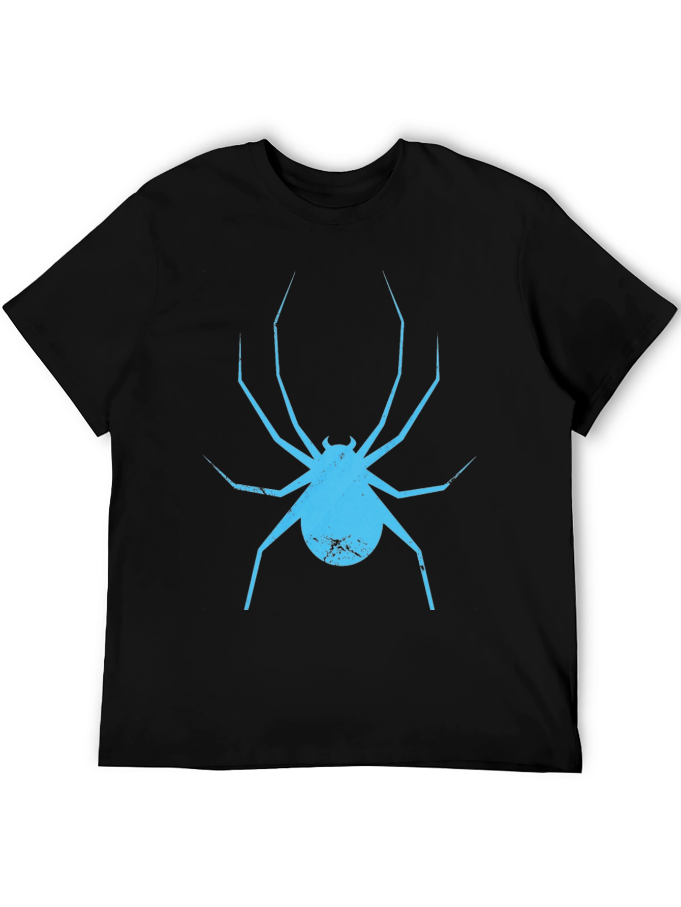 Spider Graphic Tee - Black Cotton Blend