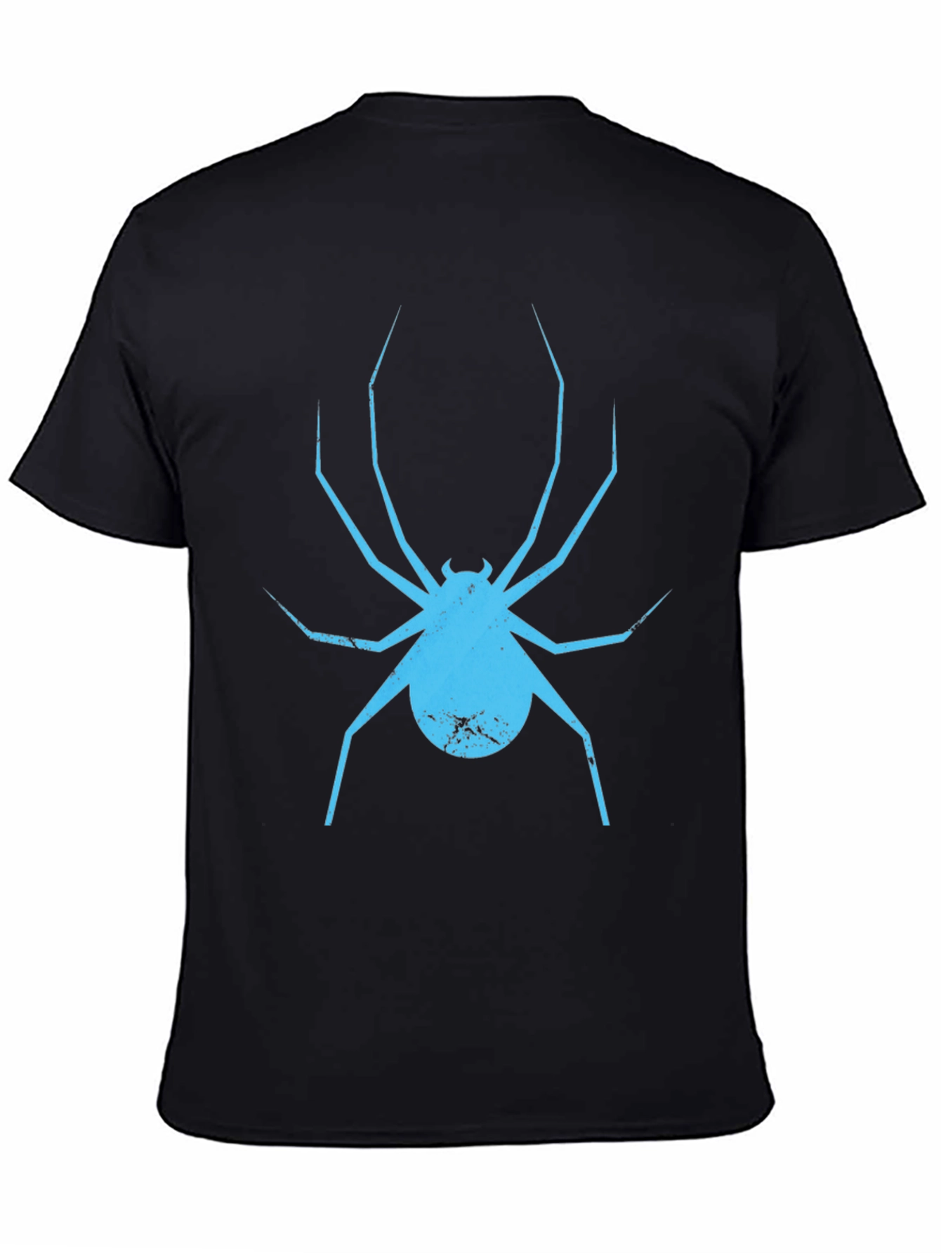 Spider Graphic Tee - Black Cotton Blend