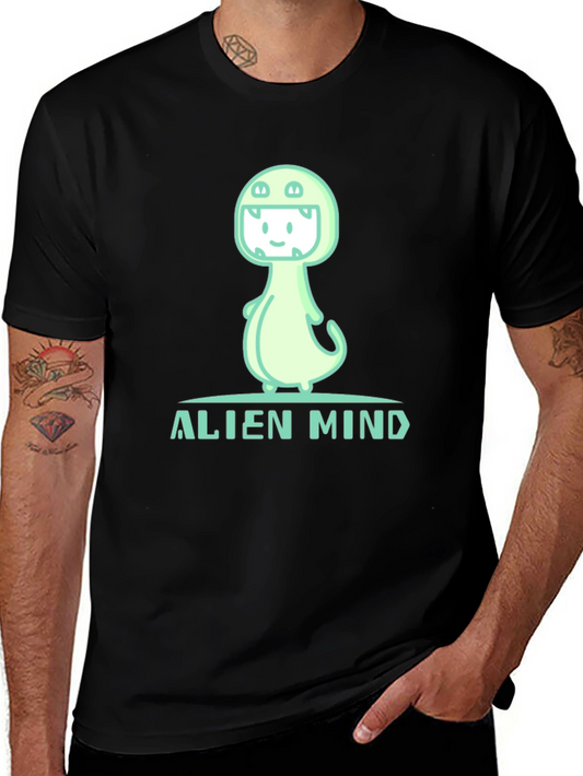 Alien Mind Graphic Tee - Unique Design