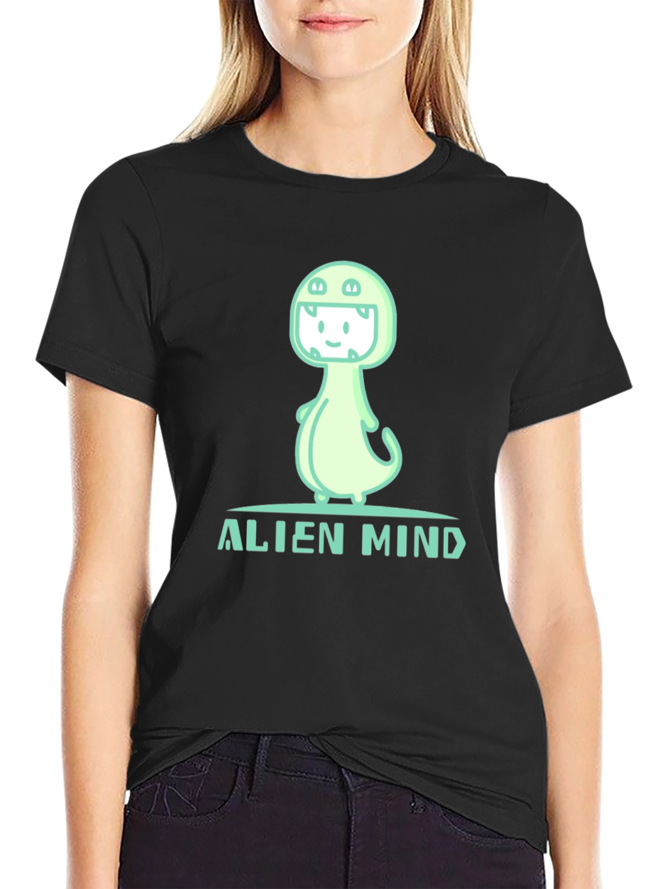 Alien Mind Graphic Tee - Unique Design