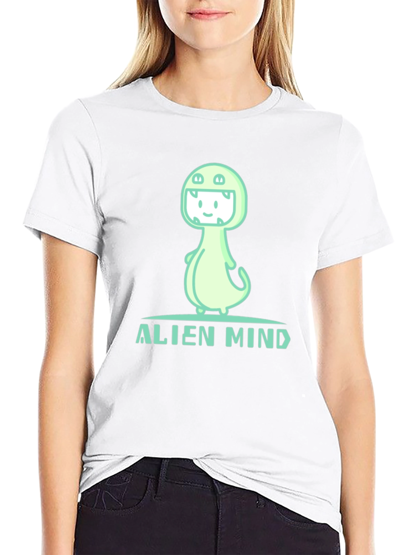 Alien Mind Graphic Tee - Unique Design