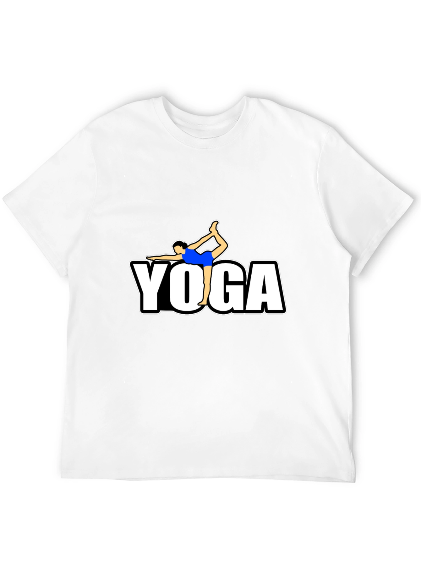Yoga Pose T-Shirt - Black Graphic Tee