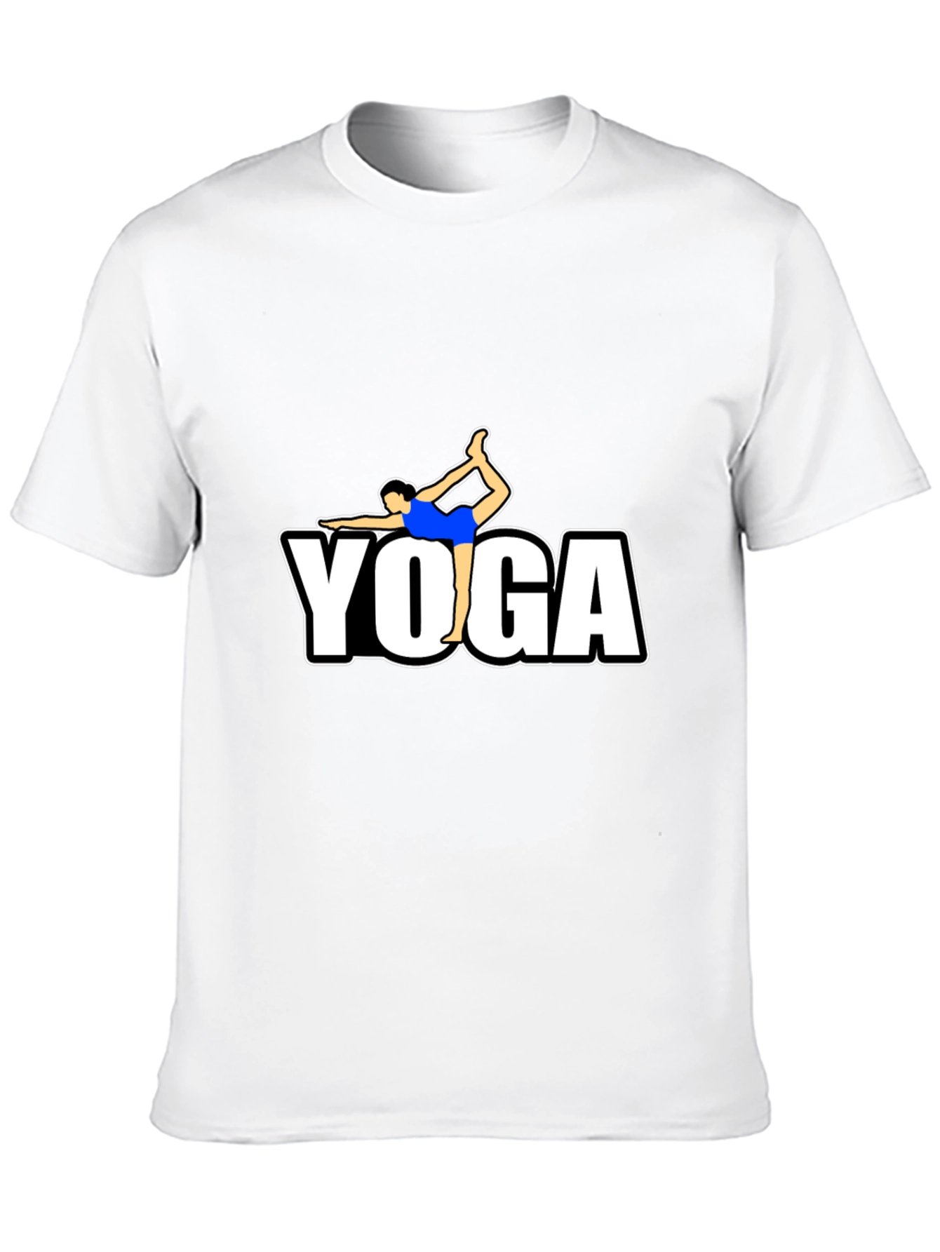 Yoga Pose T-Shirt - Black Graphic Tee