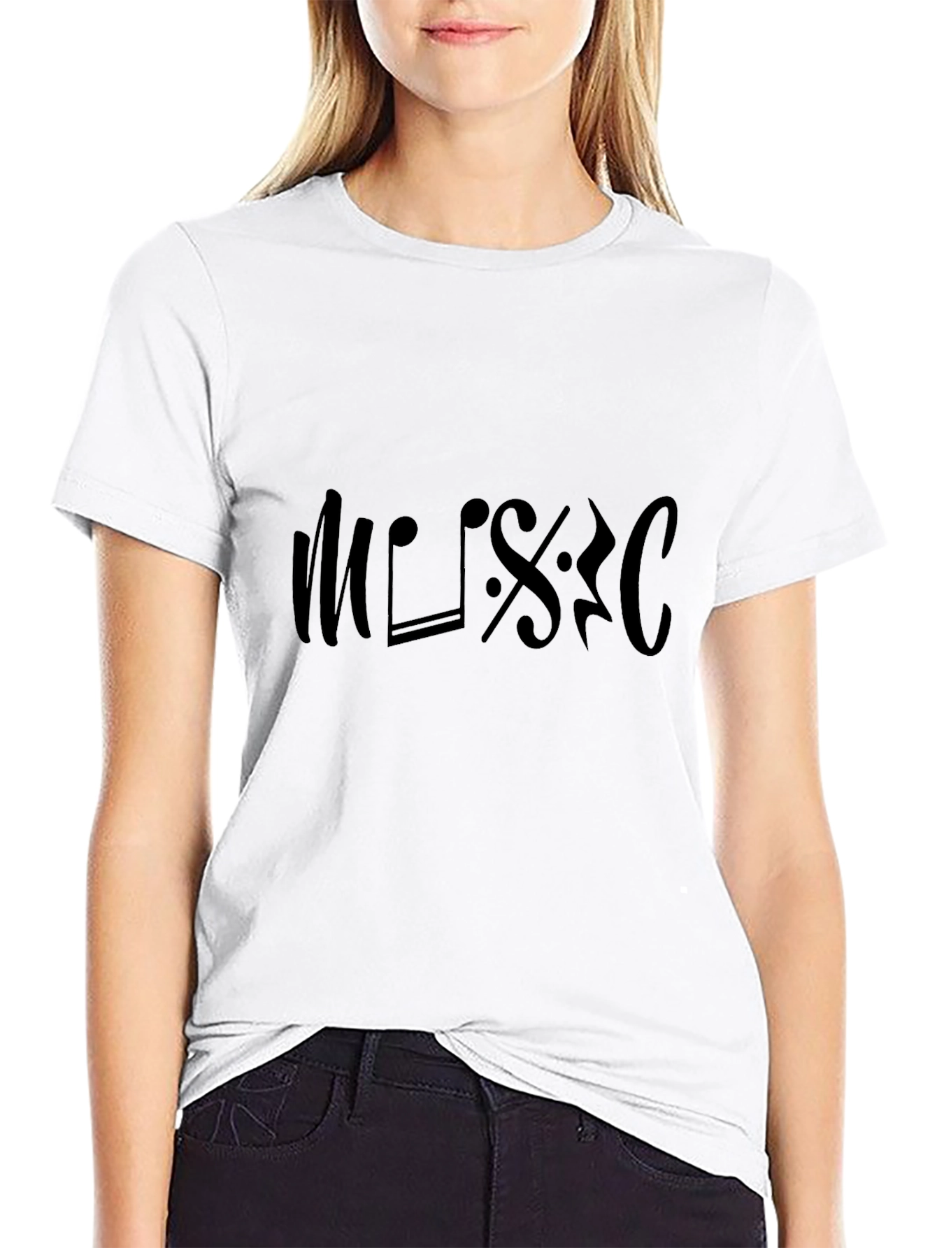 Music Notes T-Shirt - Stylish & Comfortable Tee