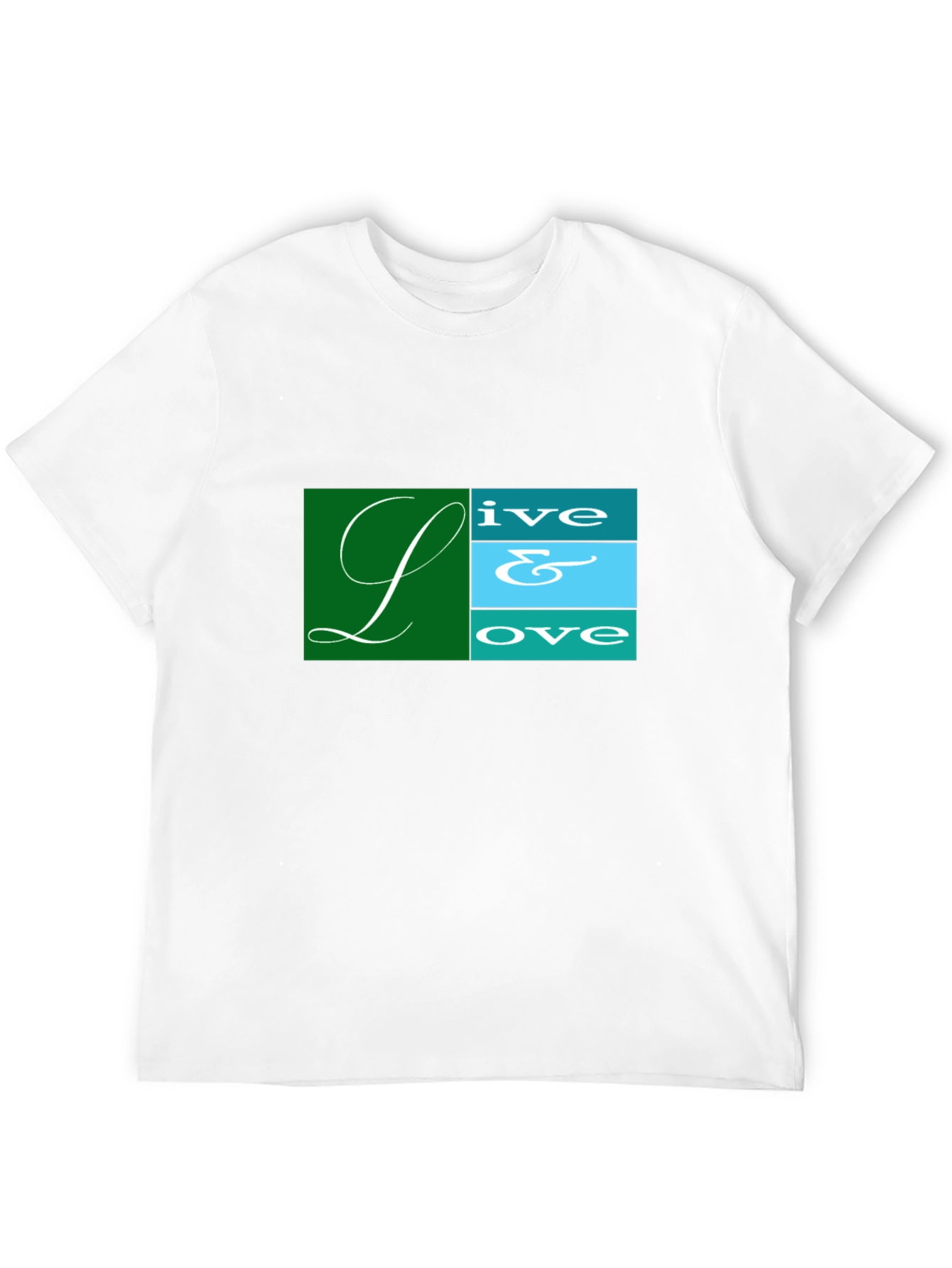Live & Love Graphic Tee - Black