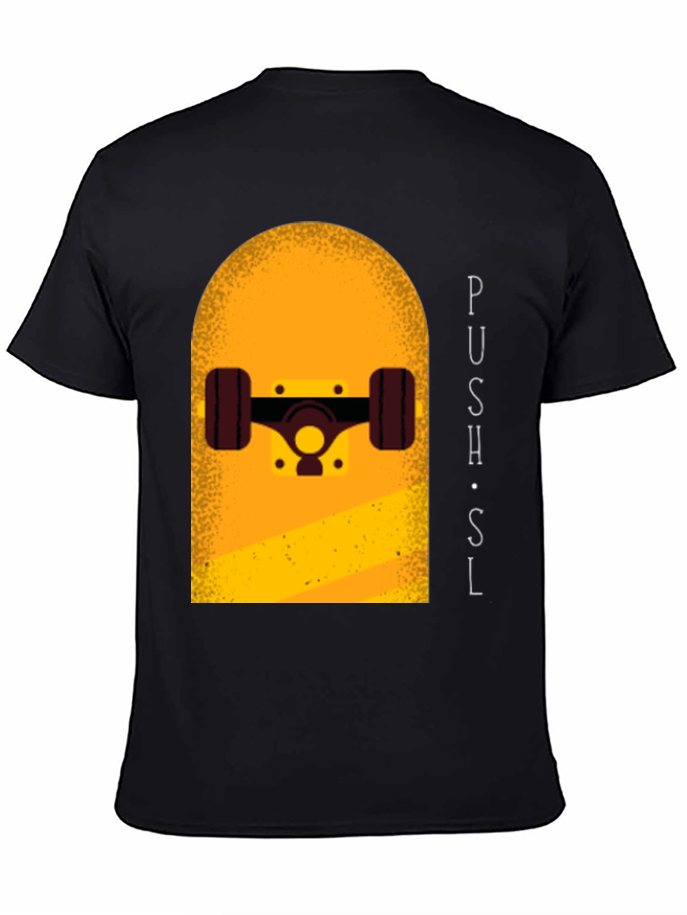 Skateboard Graphic Tee - Push SL Style