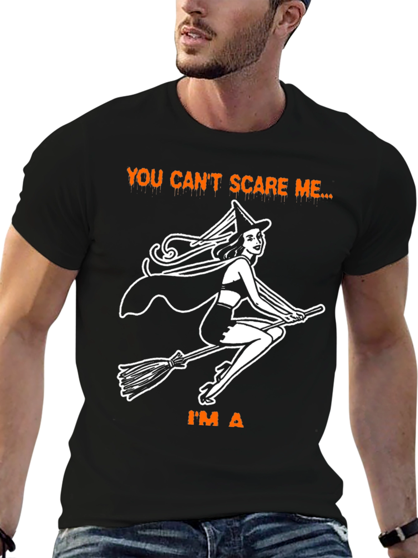 You Cant Scare Me Witch T-Shirt