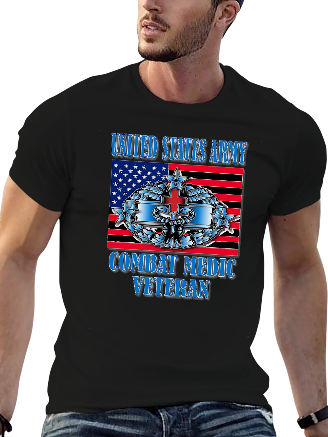 Army Combat Medic Veteran T-Shirt