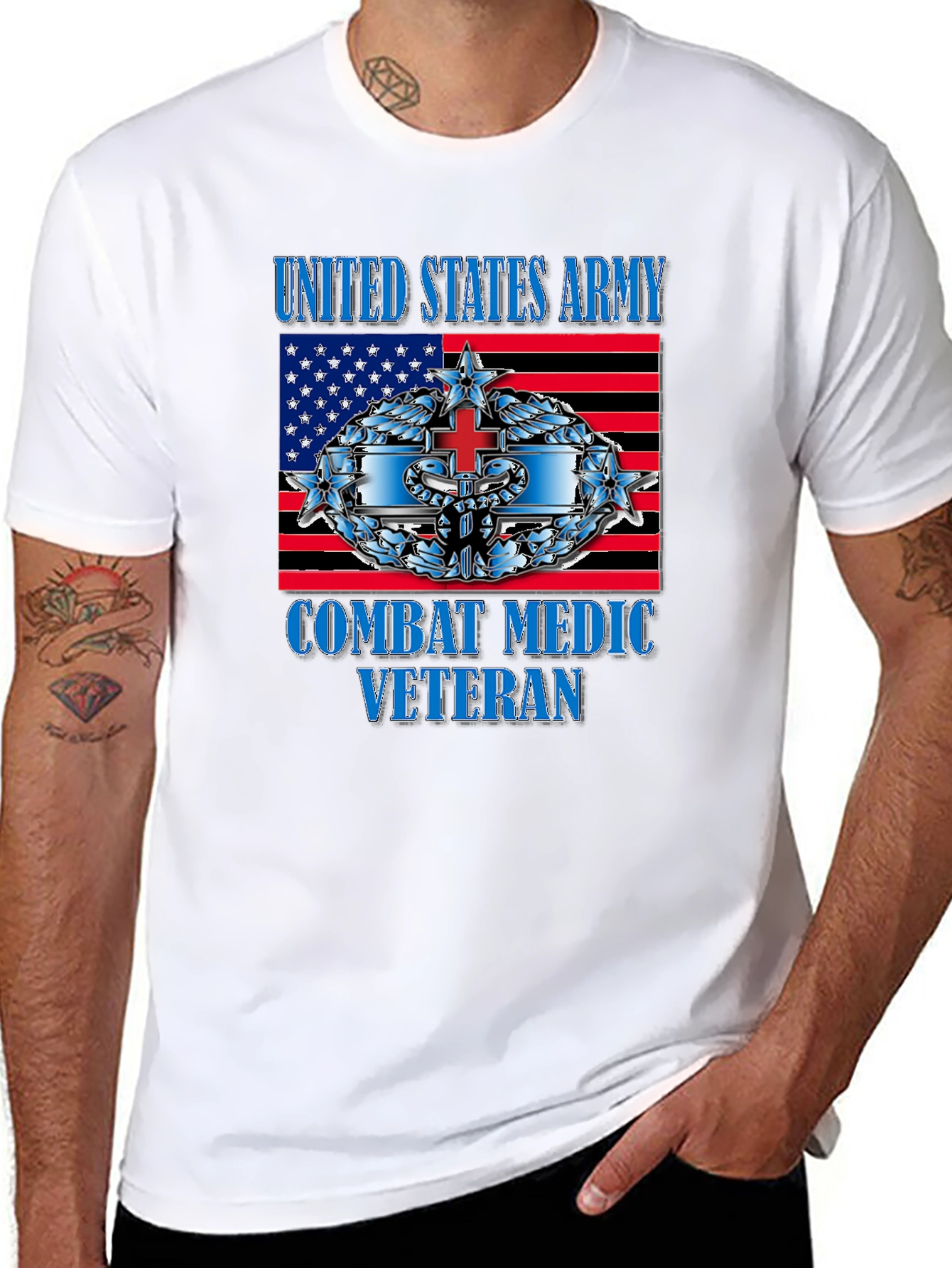 Army Combat Medic Veteran T-Shirt