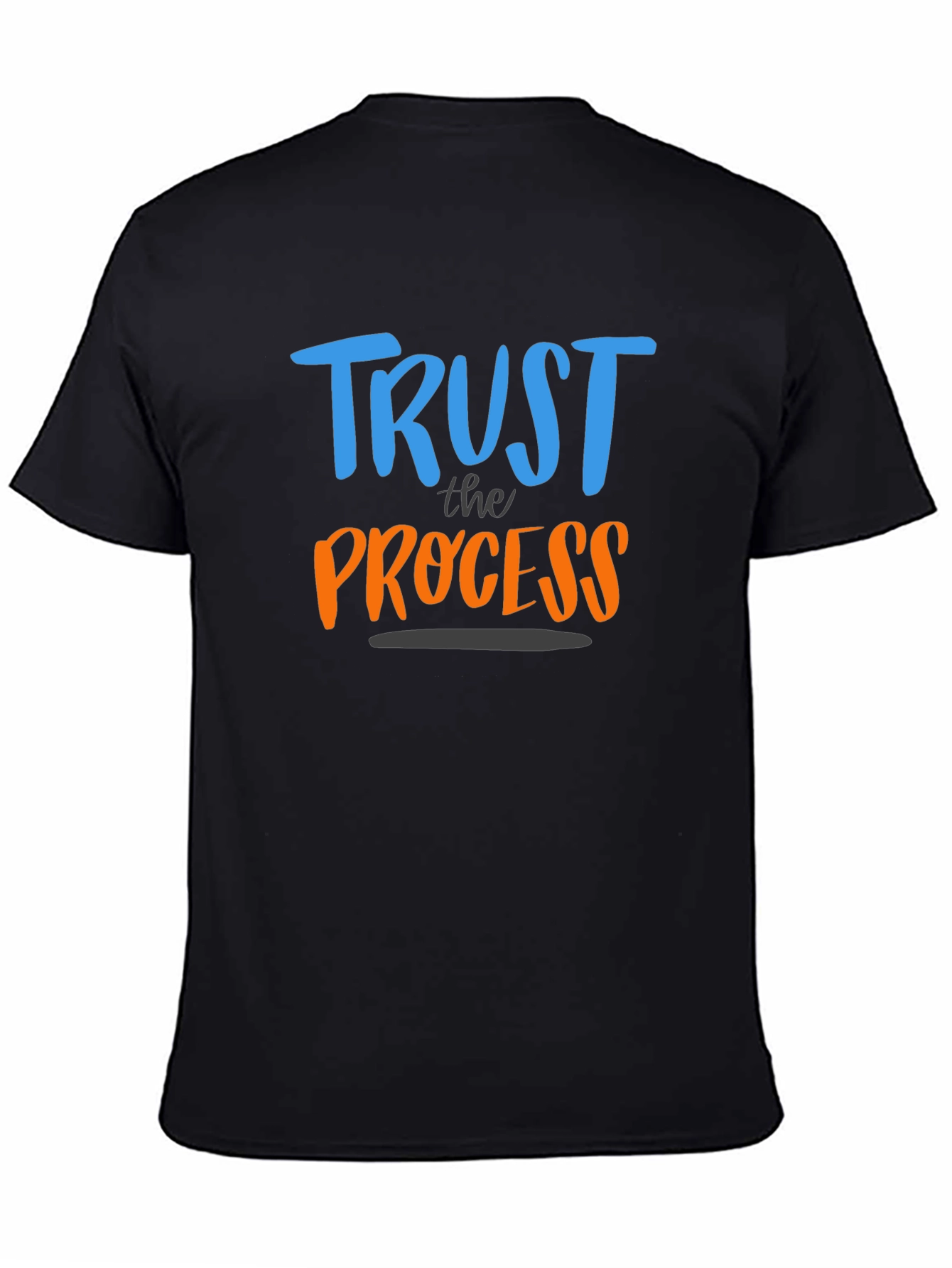 Trust the Process Graphic Tee - Black