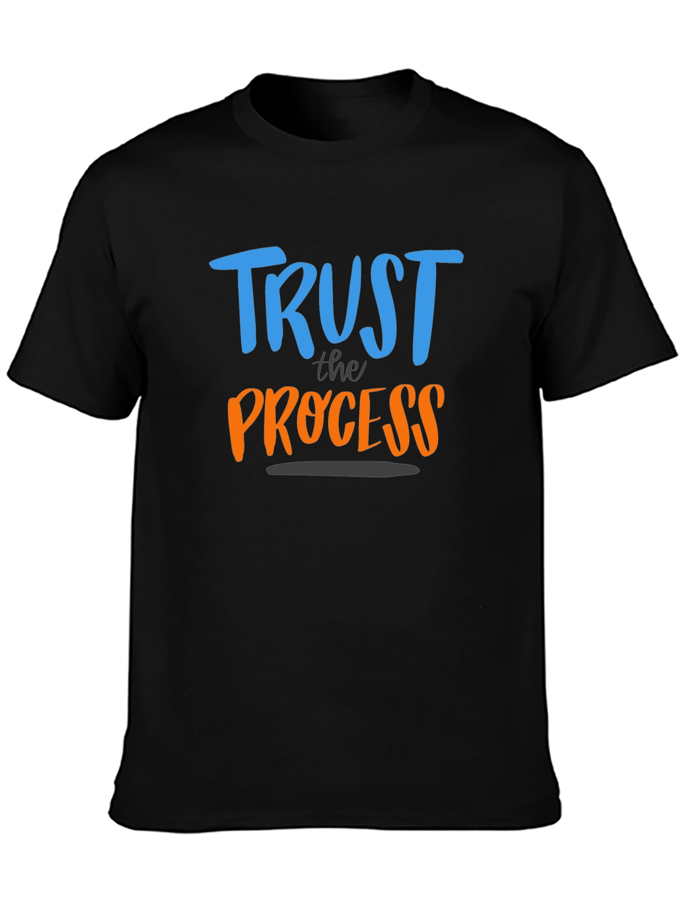 Trust the Process Graphic Tee - Black