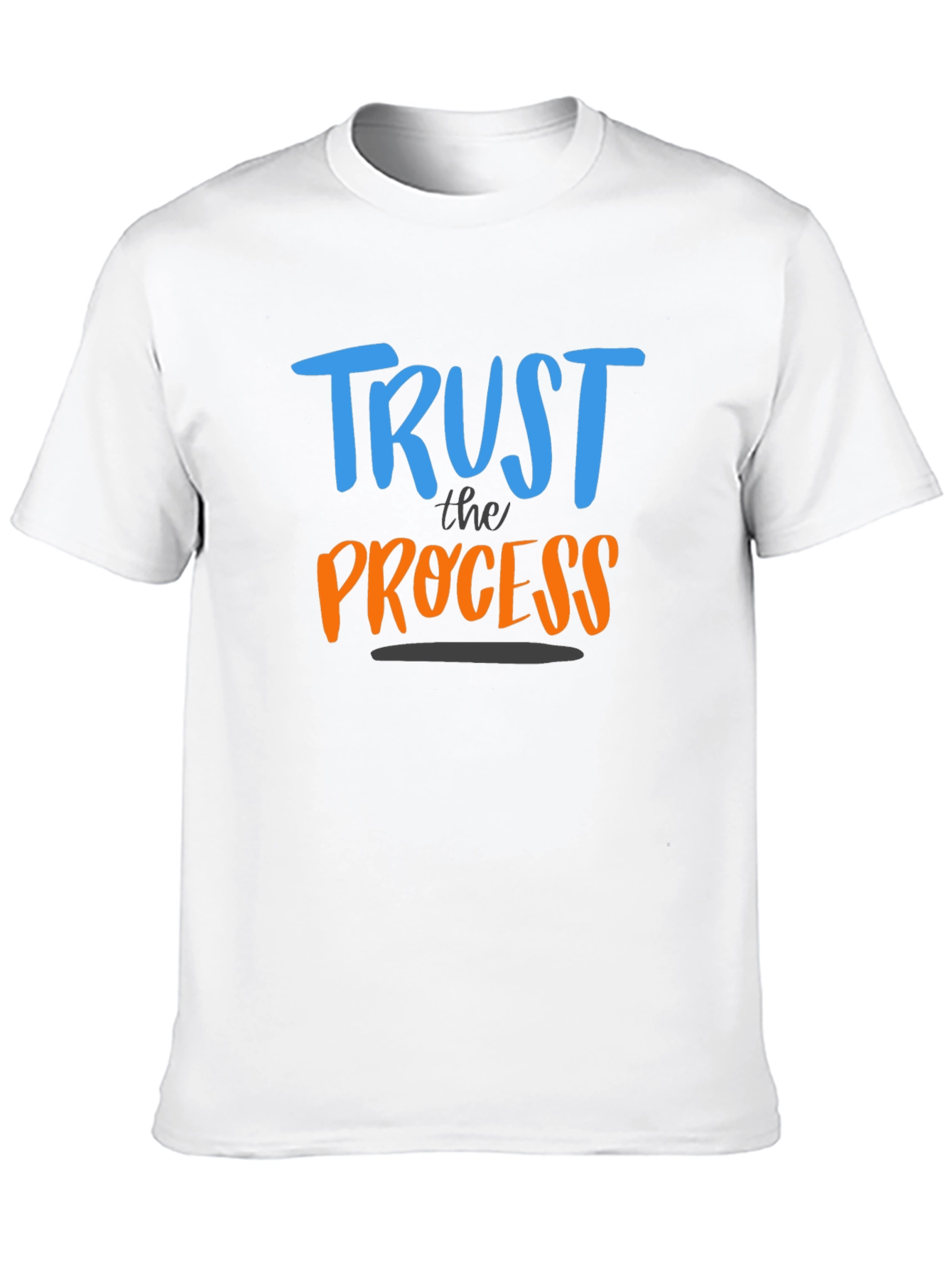 Trust the Process Graphic Tee - Black