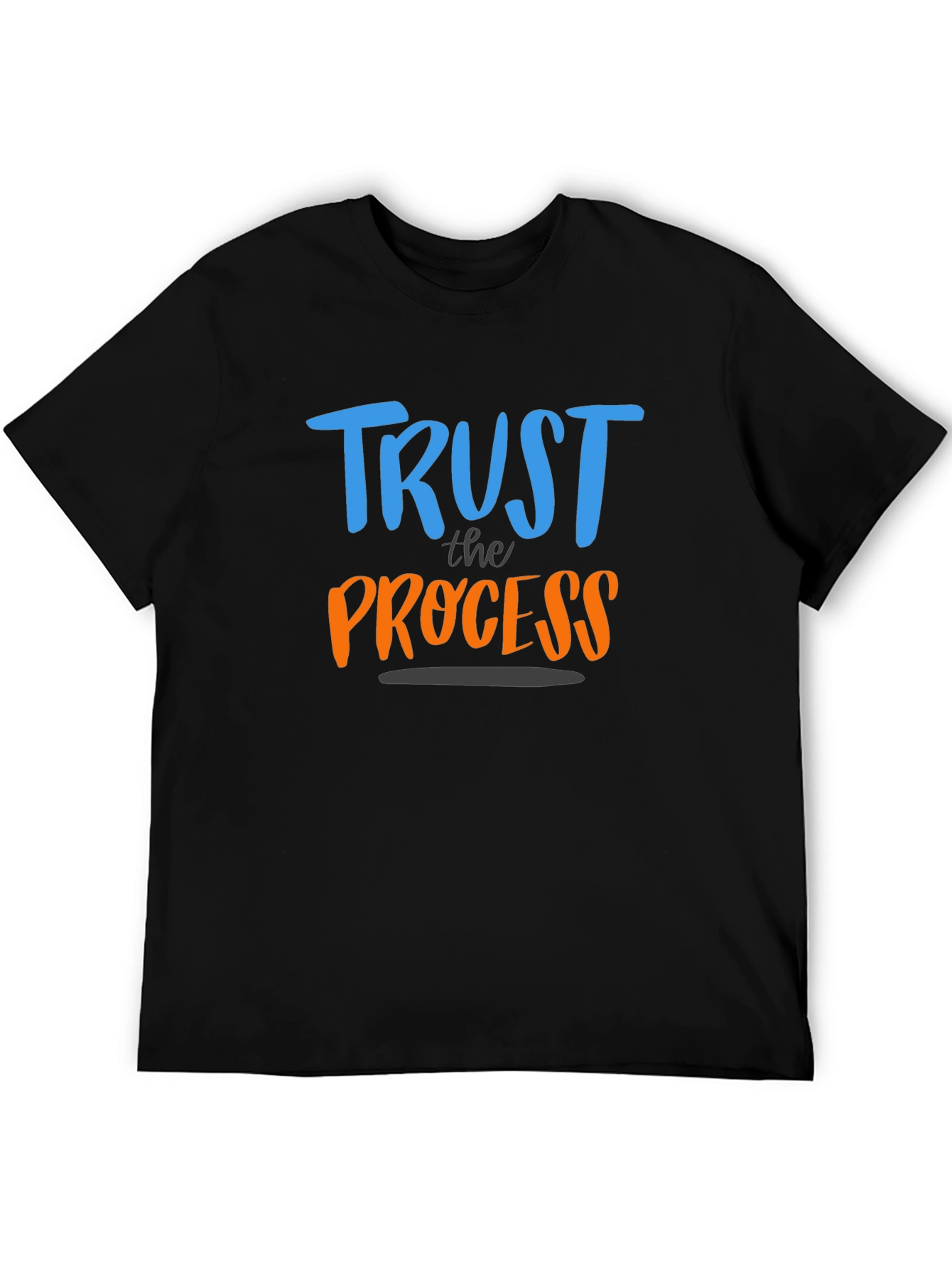 Trust the Process Graphic Tee - Black