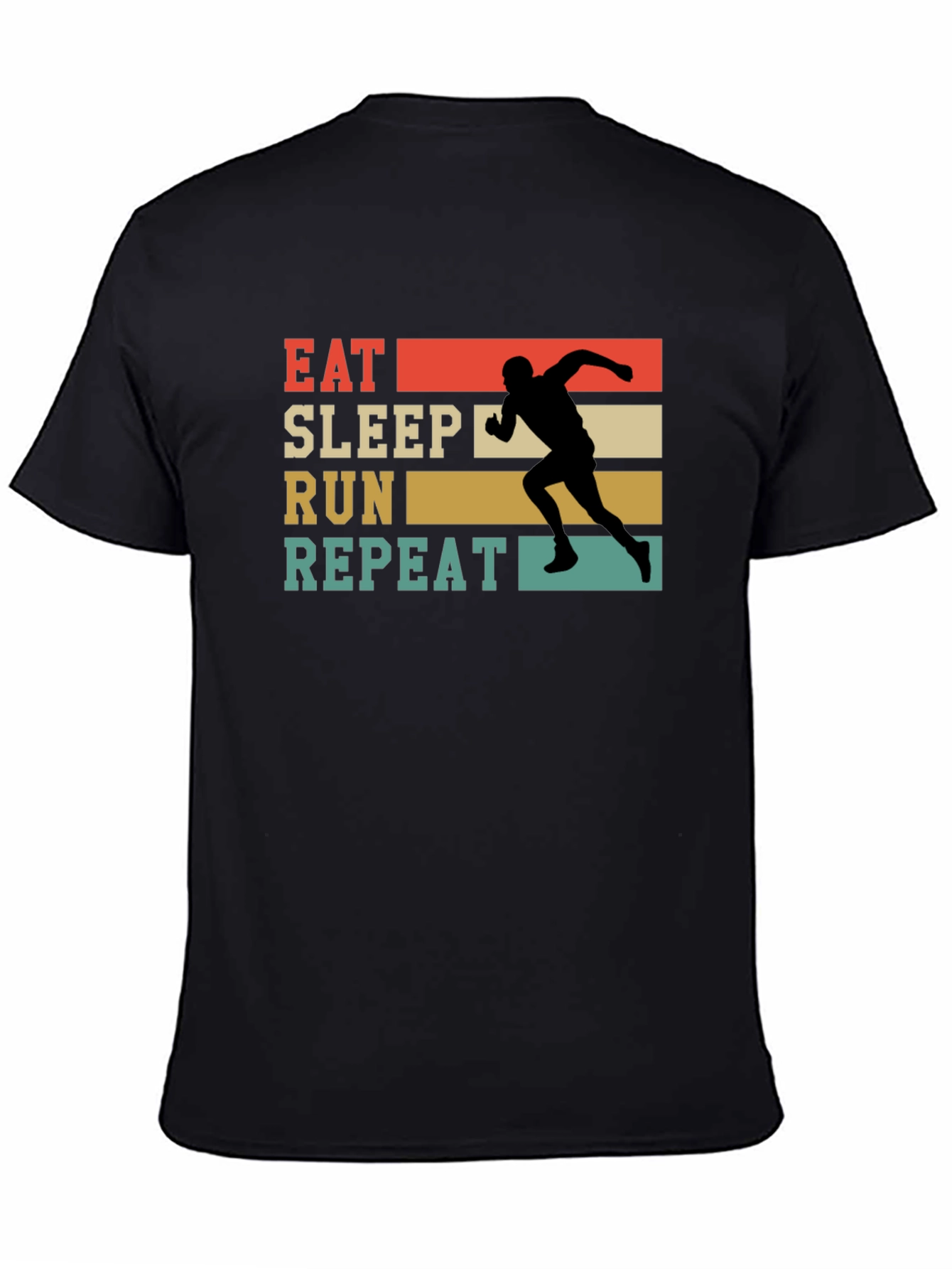 Eat Sleep Run Repeat Retro T-Shirt