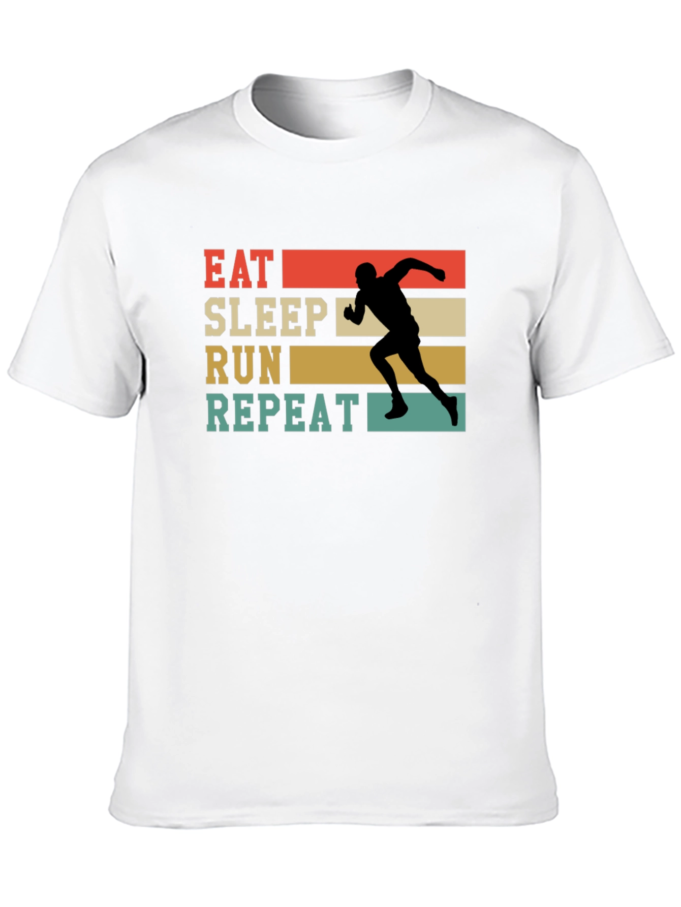 Eat Sleep Run Repeat Retro T-Shirt