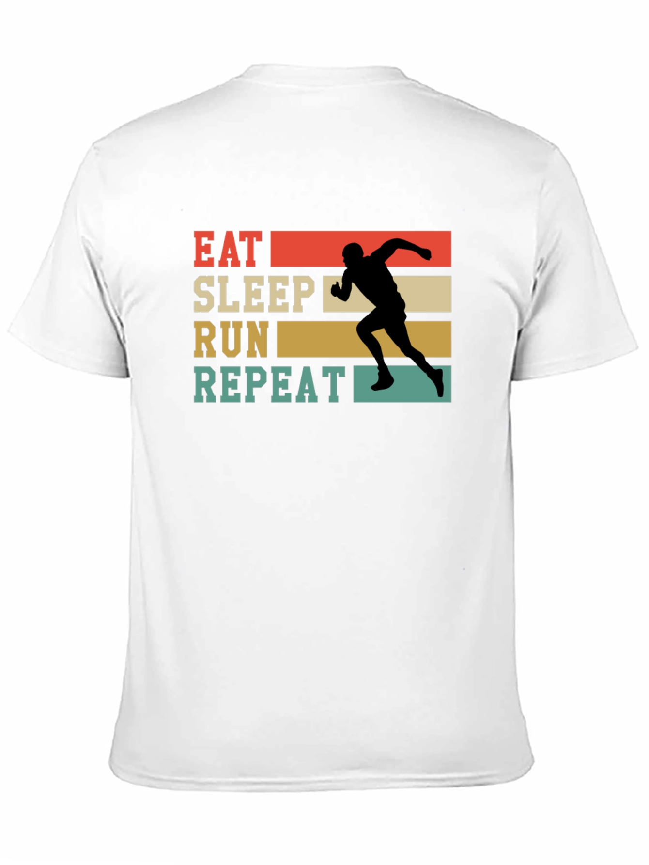 Eat Sleep Run Repeat Retro T-Shirt