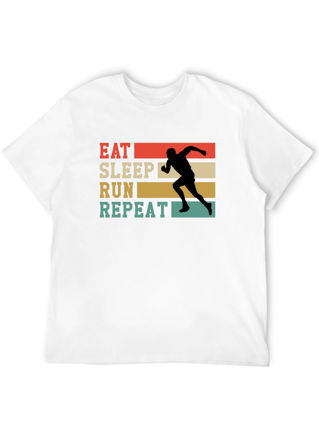 Eat Sleep Run Repeat Retro T-Shirt
