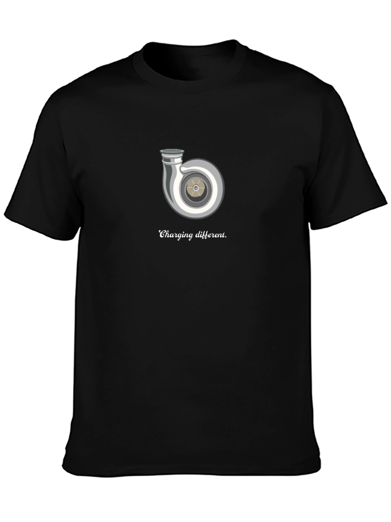 Charging Different Turbo T-Shirt - Black