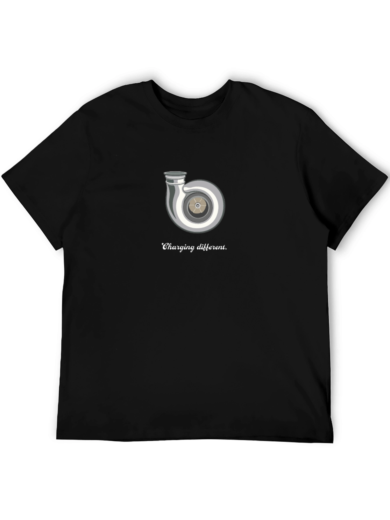 Charging Different Turbo T-Shirt - Black