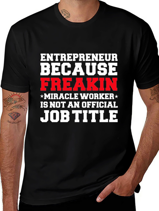 Entrepreneur Funny Job Title T-Shirt