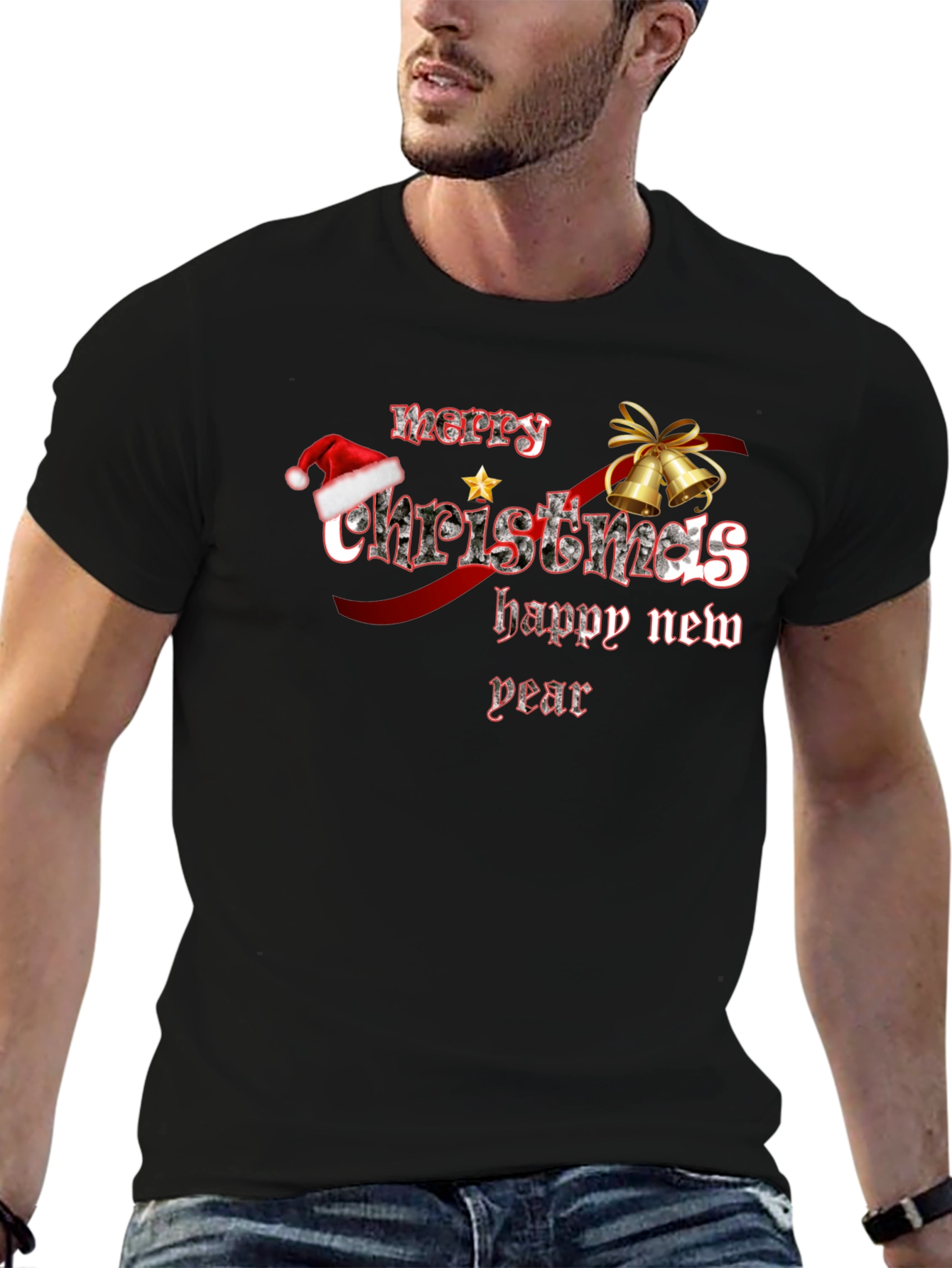Festive Merry Christmas & Happy New Year T-Shirt