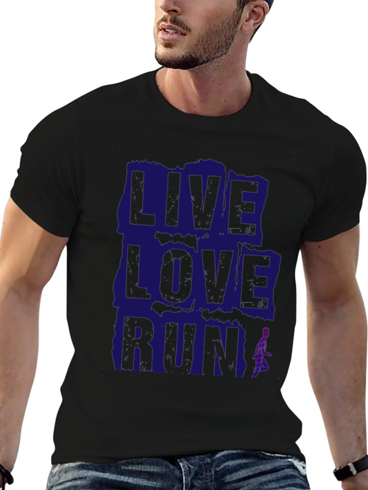 Live Love Run Graphic T-Shirt