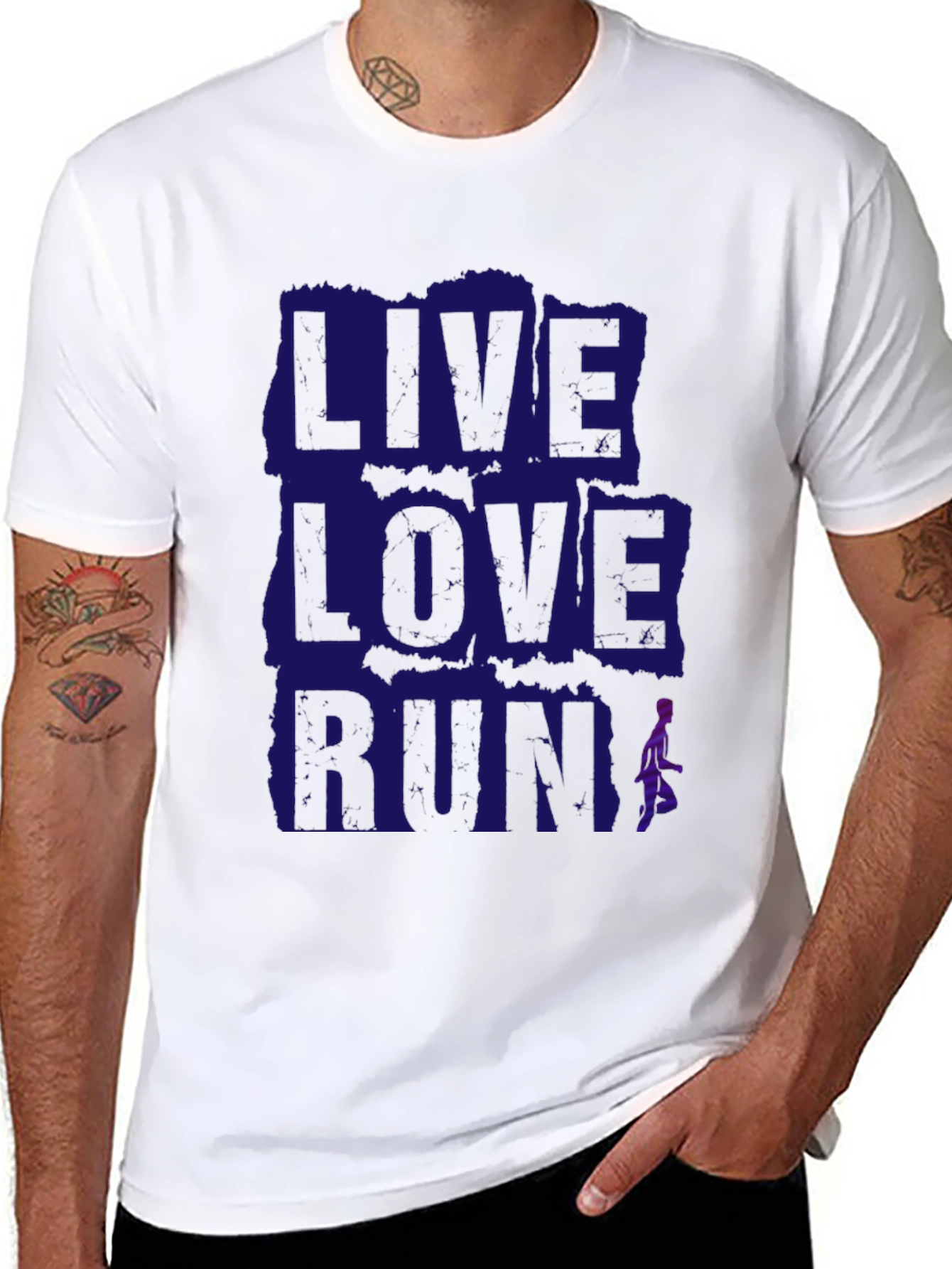 Live Love Run Graphic T-Shirt