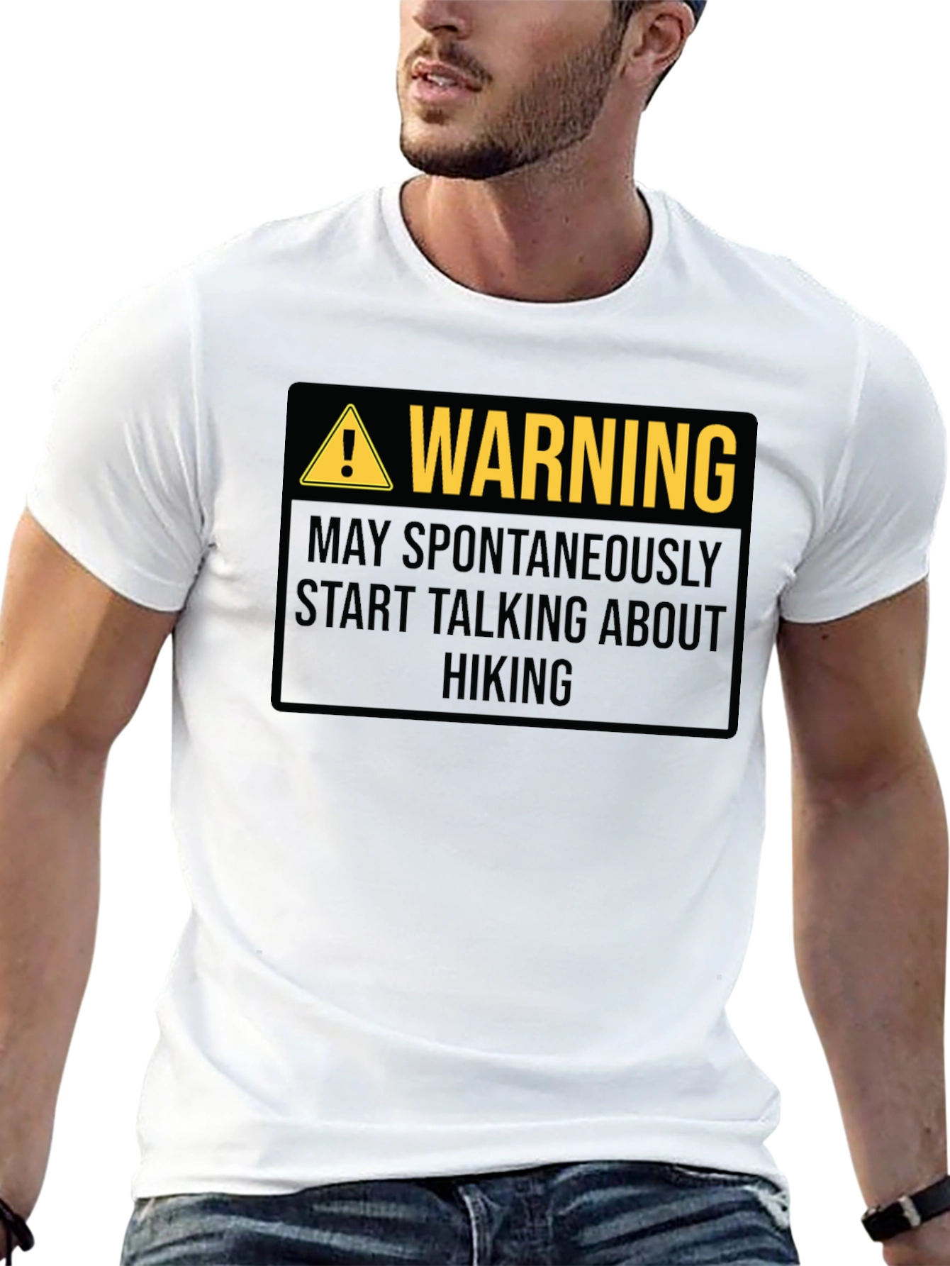 Warning: May Spontaneously Talk About Hiking - T-Shirt