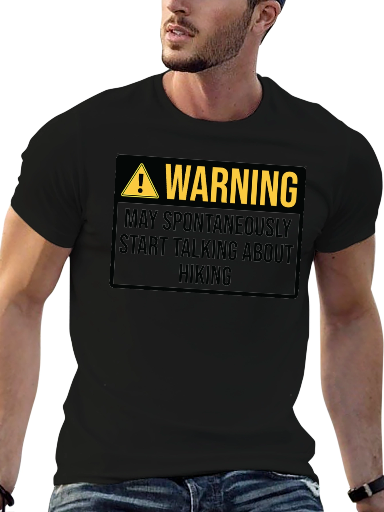 Warning: May Spontaneously Talk About Hiking - T-Shirt
