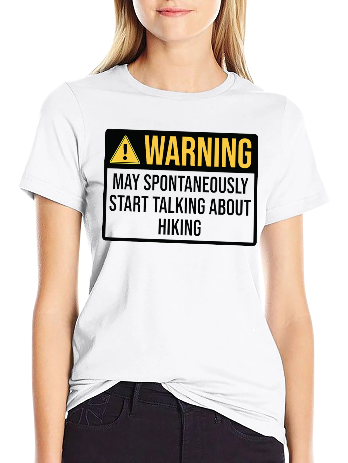 Warning: May Spontaneously Talk About Hiking - T-Shirt