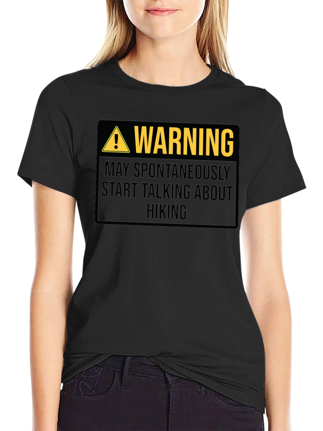 Warning: May Spontaneously Talk About Hiking - T-Shirt