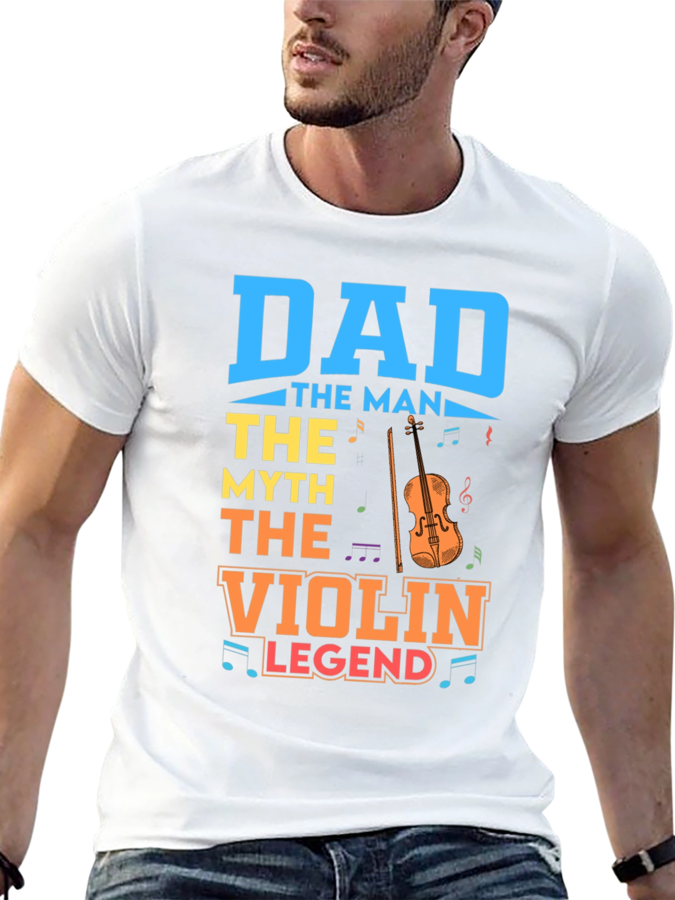 Dad The Man The Myth The Violin Legend T-Shirt