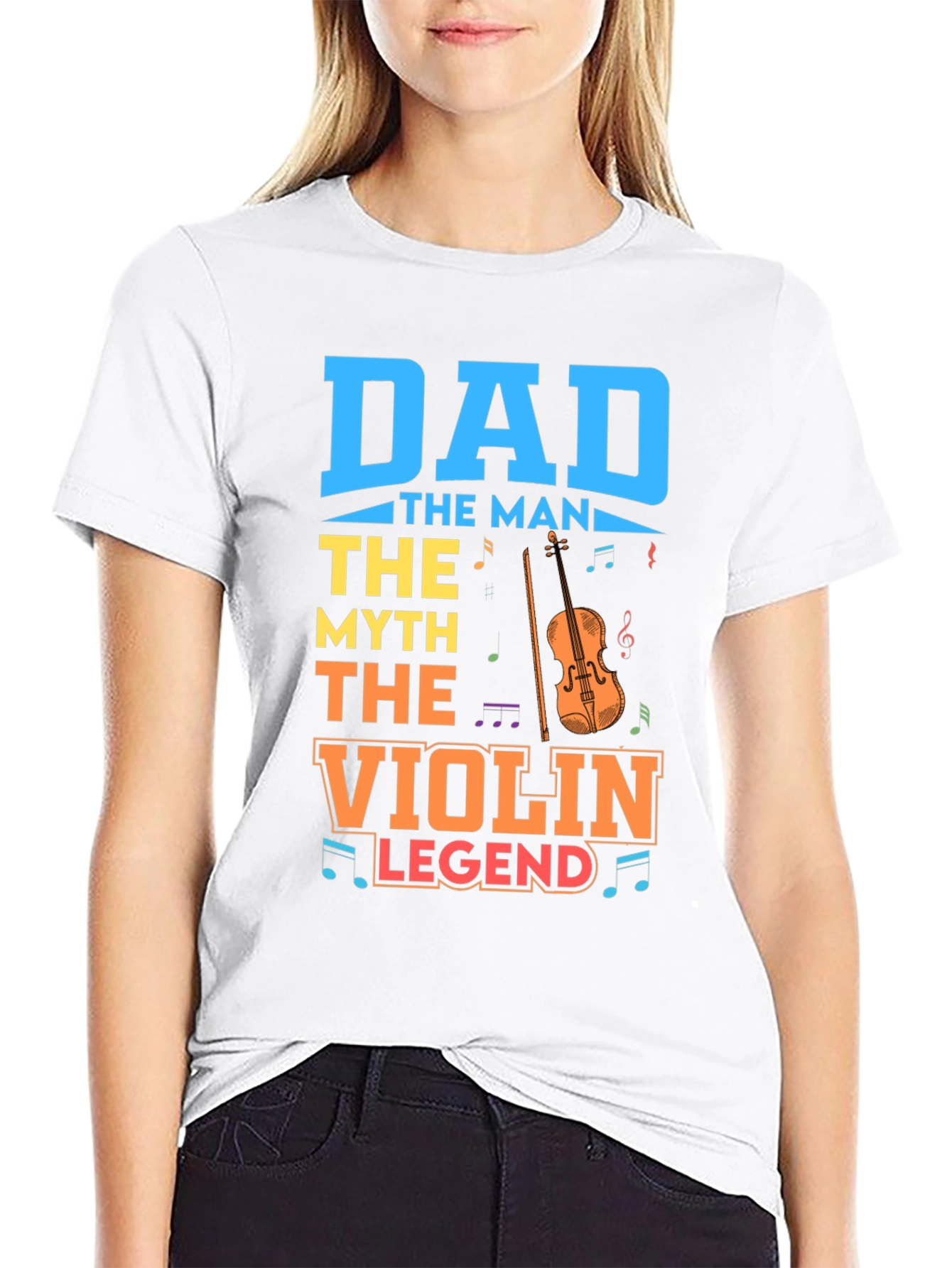 Dad The Man The Myth The Violin Legend T-Shirt