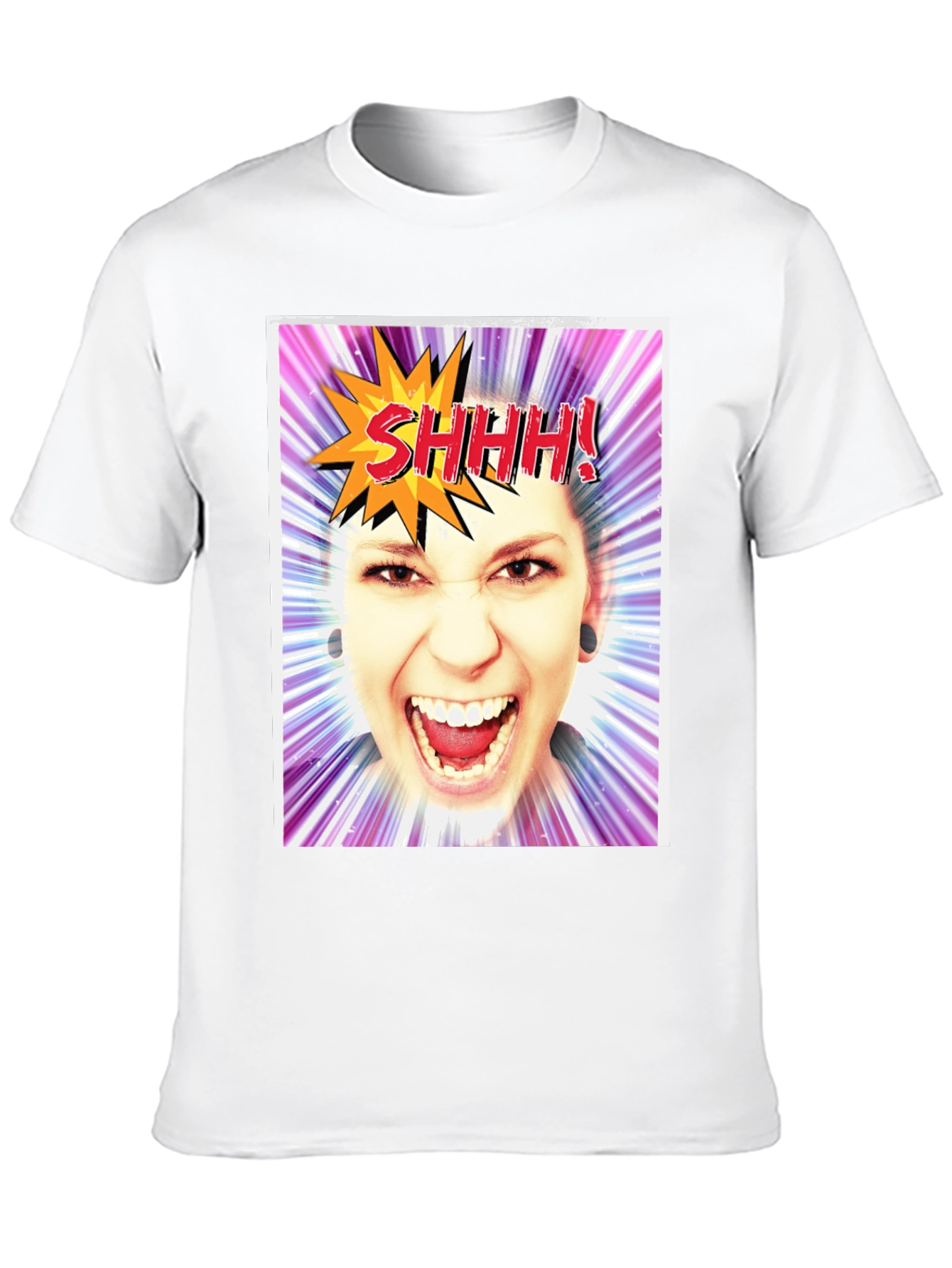 Shhh! Graphic Tee - Loud Style Soft Cotton