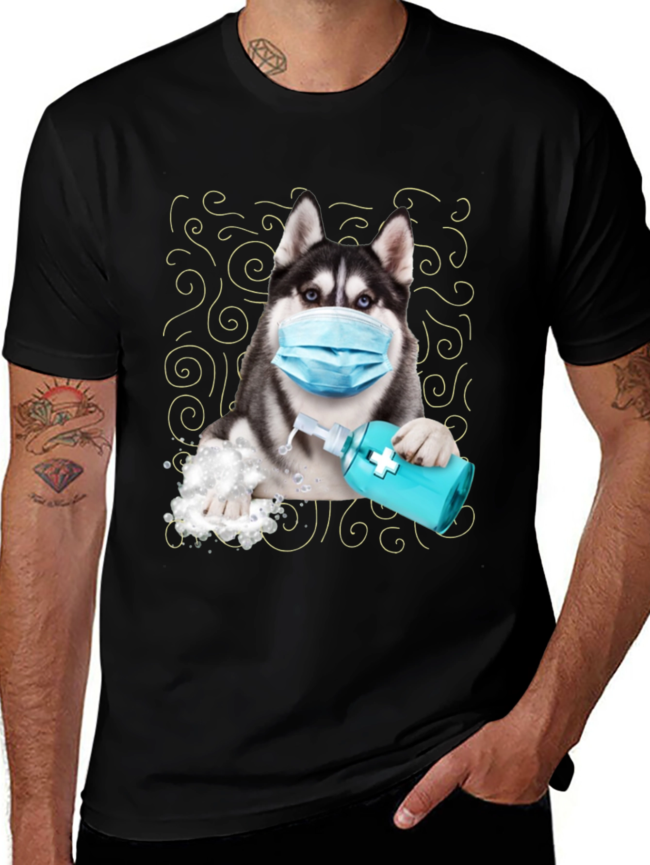 Husky Hand Sanitizer T-Shirt