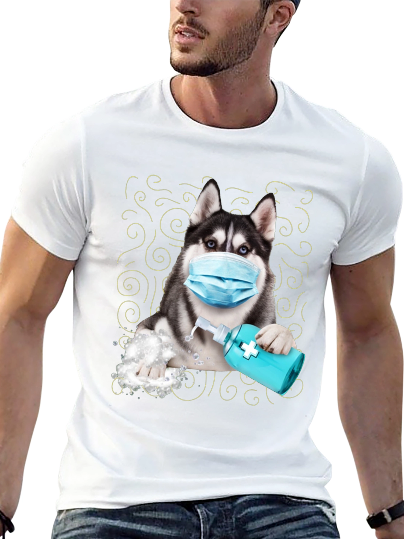 Husky Hand Sanitizer T-Shirt